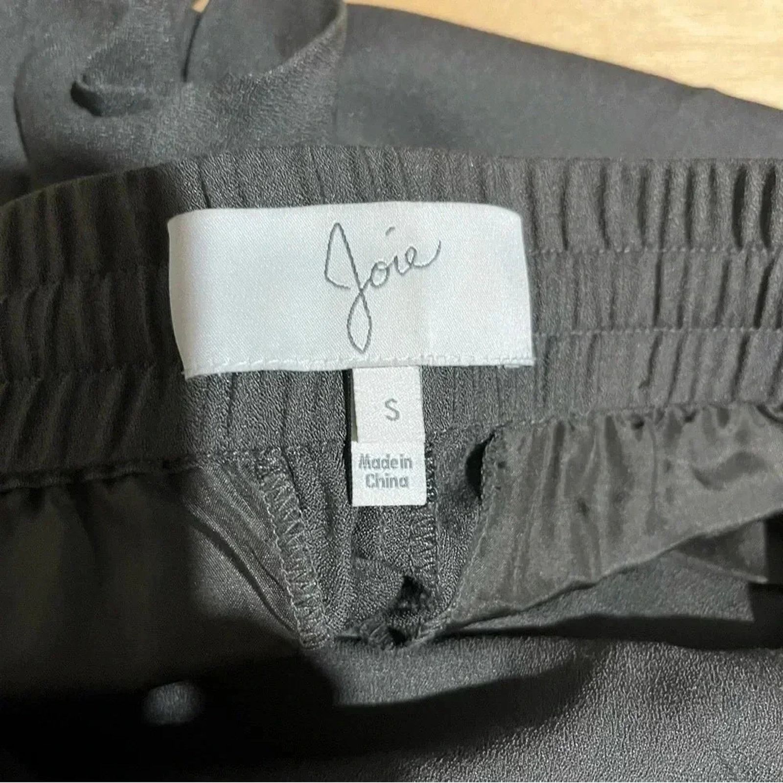 Joie Joie Womens Sz S Green Drawstring Jogger Pants Silk Blend Size 26" / US 2 / IT 38 - 3 Thumbnail