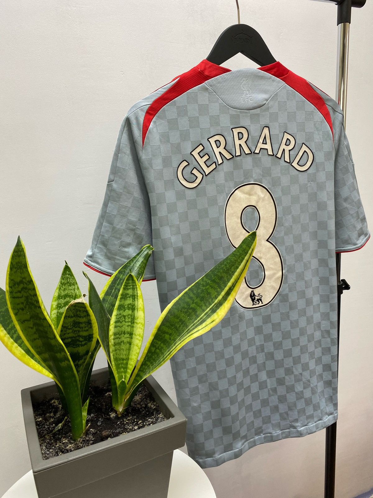 Adidas Liverpool 2008 2009 # Gerrard Away Soccer Jersey Football Size US XL / EU 56 / 4 - 17 Thumbnail