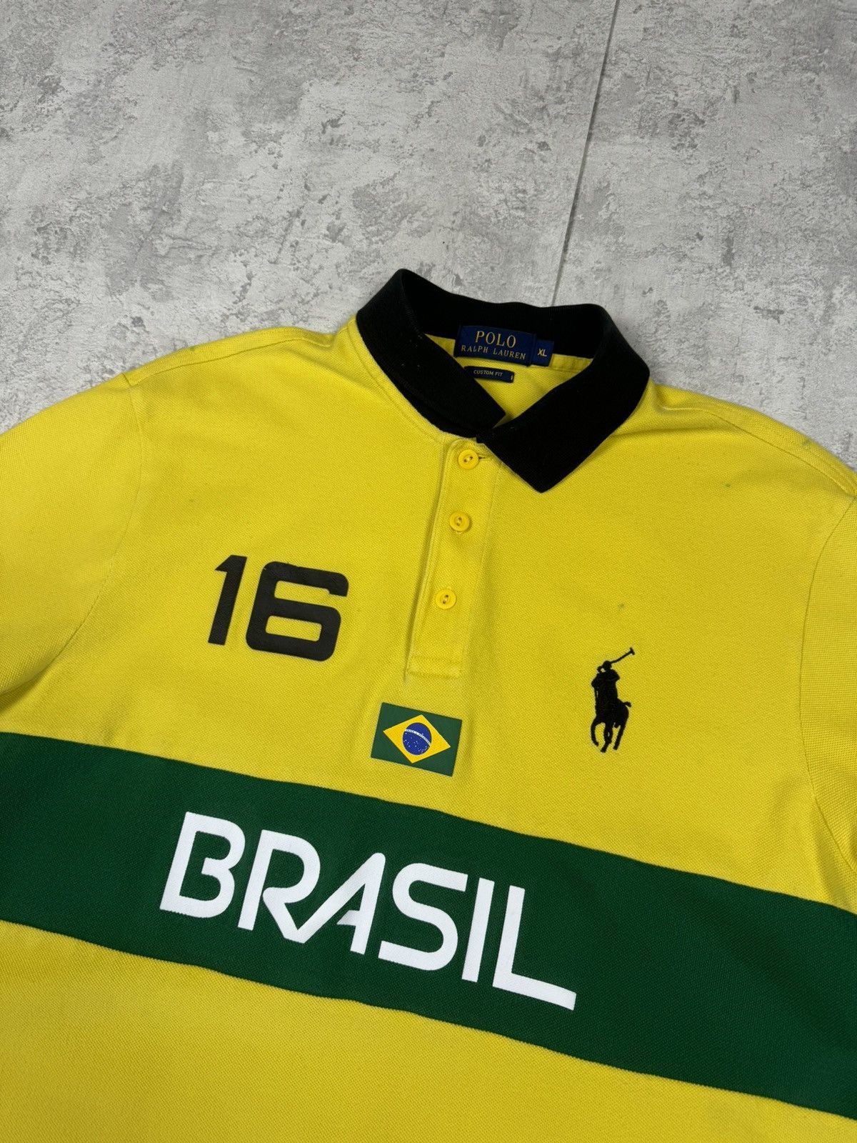 Polo Ralph Lauren Polo Ralph Lauren Brasil Polo Big Pony 16 Brazil Flag SizeXL Size US XL / EU 56 / 4 - 4 Thumbnail