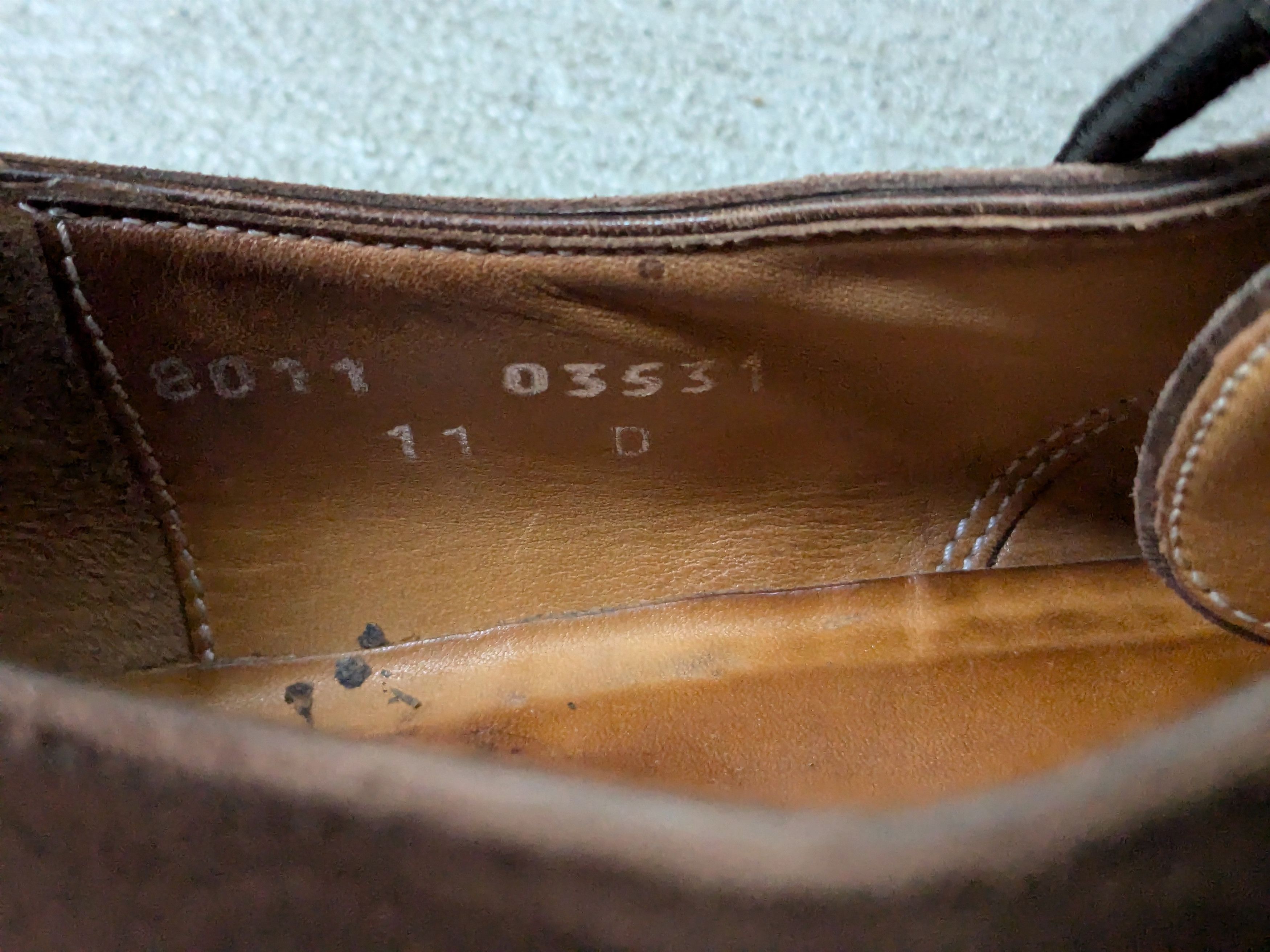 Ralph Lauren Purple Label Ralph Lauren Purple Label Suede Shoes Brown 11 D Derby Size US 11 / EU 44 - 6 Thumbnail