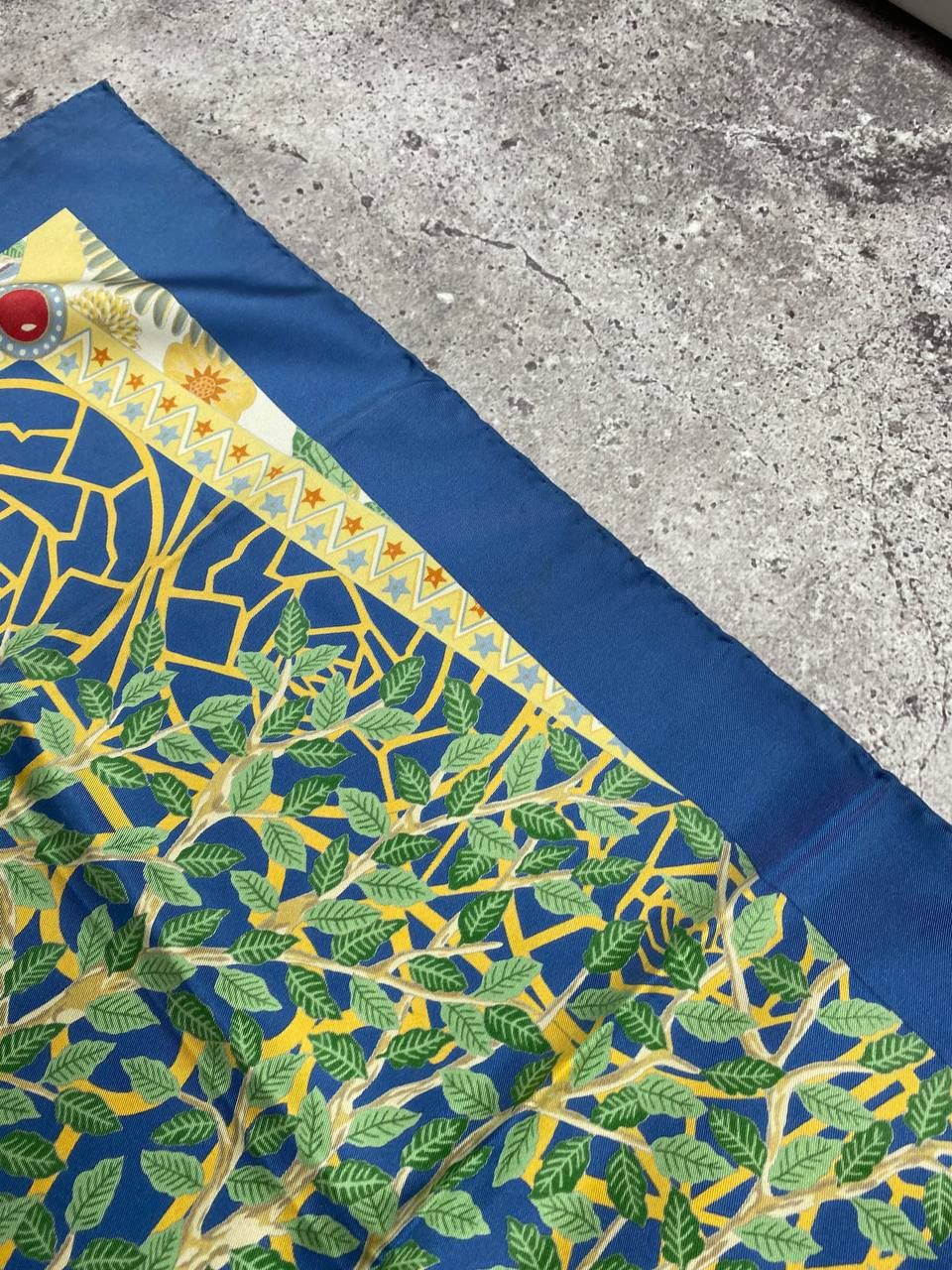 Hermes Vintage Hermes 90’s Axis Mundi Central Scarf Silk Ladies Size ONE SIZE - 3 Thumbnail