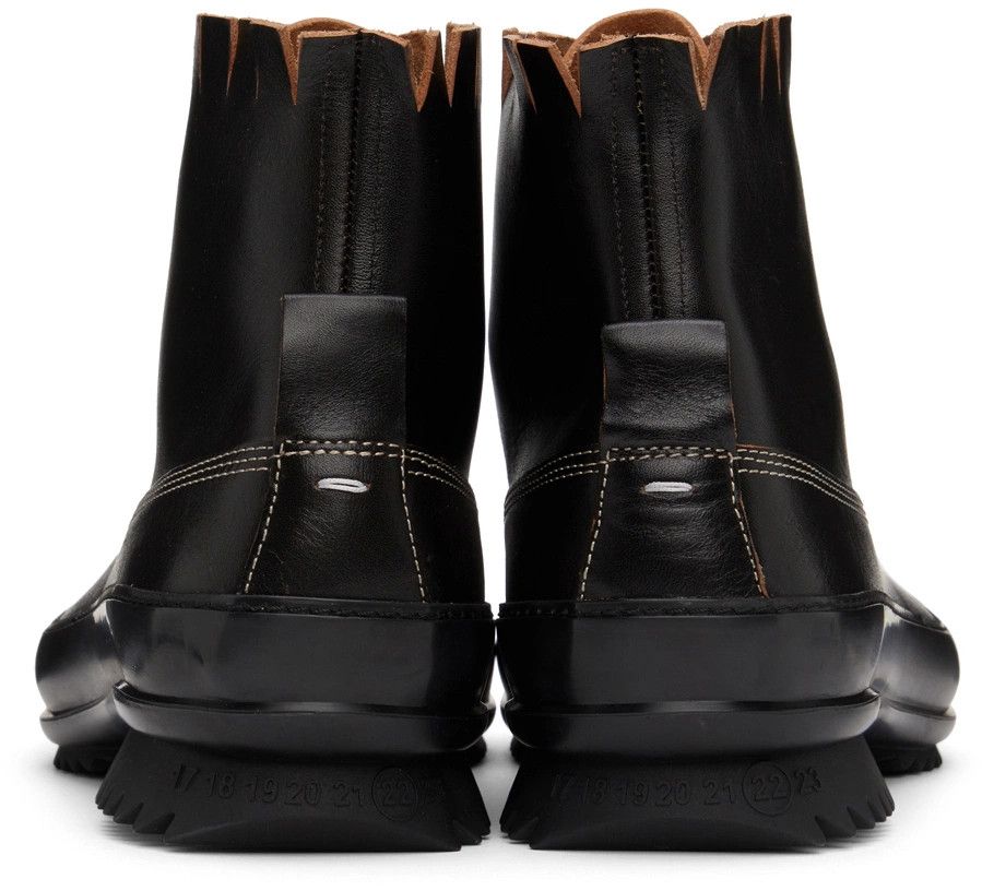 Maison Margiela o1y1124 Fring Ankle Boots In Black Size US 6 / EU 39 - 2 Thumbnail