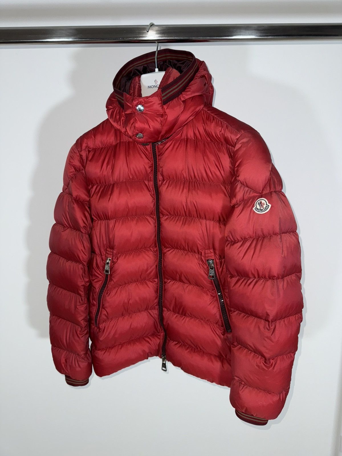 Moncler Moncler Jacket Thoule Size 3 (M/L) Red Size US M / EU 48-50 / 2 - 2 Thumbnail