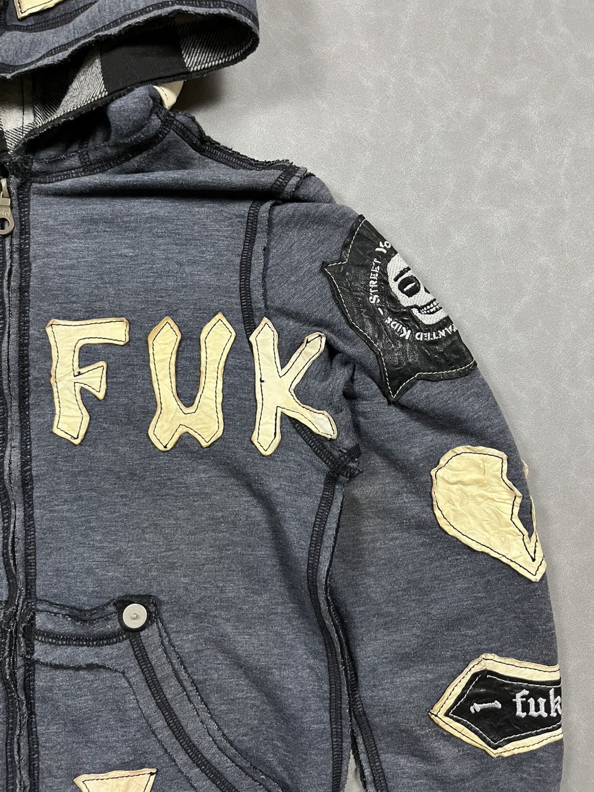 If Six Was Nine RARE syc fuk skeleton zip hoodie Size US S / EU 44-46 / 1 - 6 Thumbnail