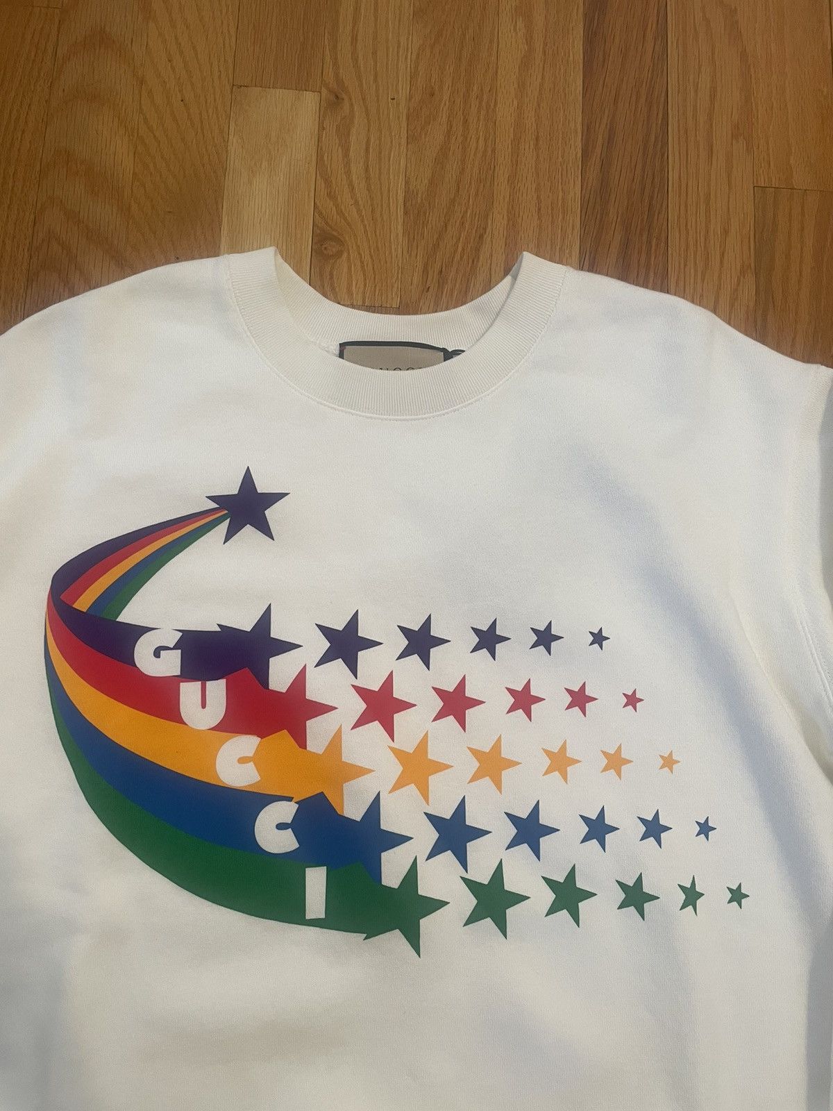 Gucci Brand New Gucci Rainbow Star Sweatshirt Small Sweater Size US S / EU 44-46 / 1 - 2 Thumbnail