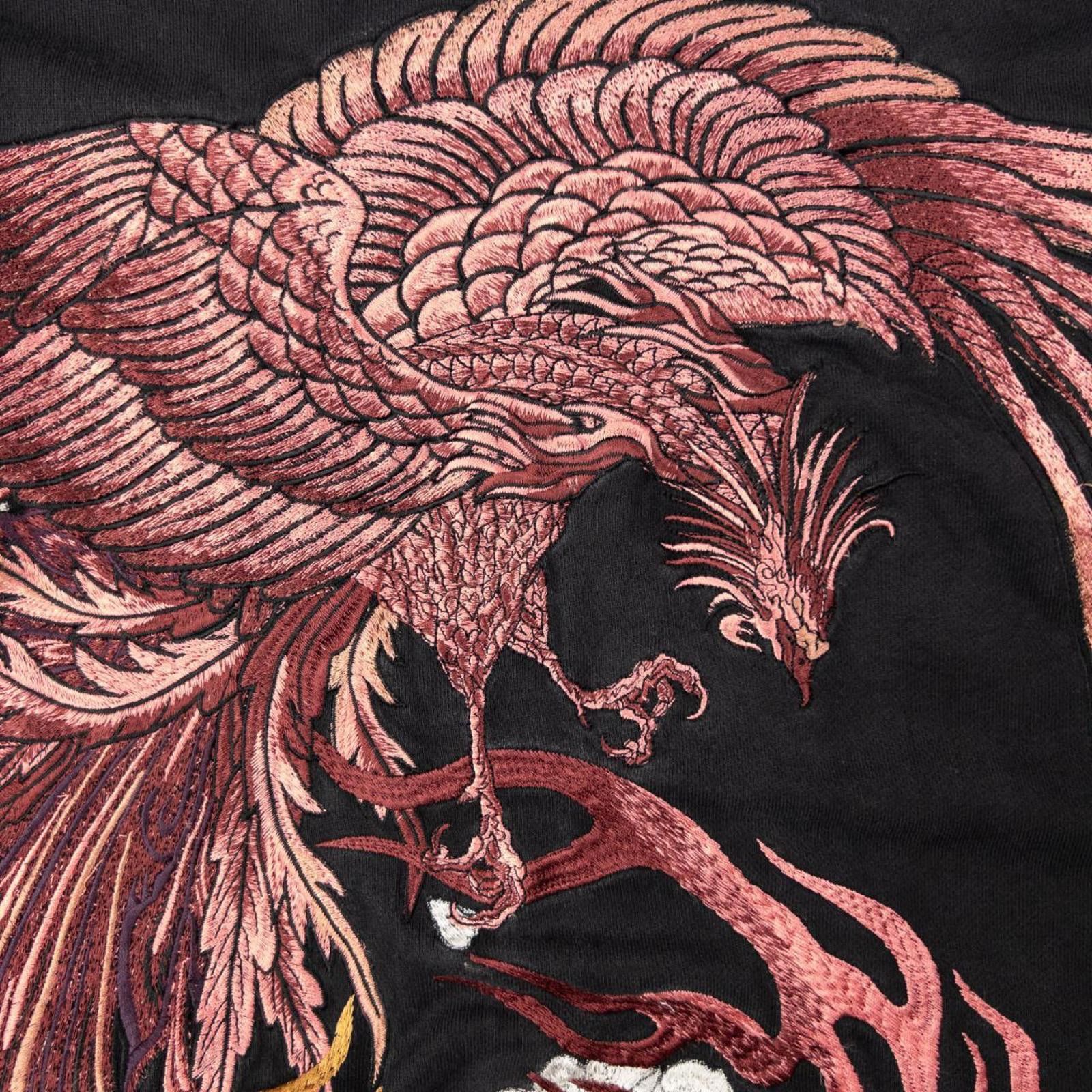 Other Vintage Japanese Embroidered Phoenix Zip Up Hoodie Size L Size US L / EU 52-54 / 3 - 6 Thumbnail