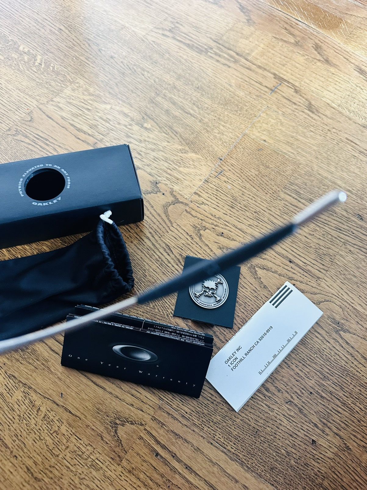 Oakley Oakley Juliet Sunglasses Vintage Titanium Size ONE SIZE - 5 Thumbnail