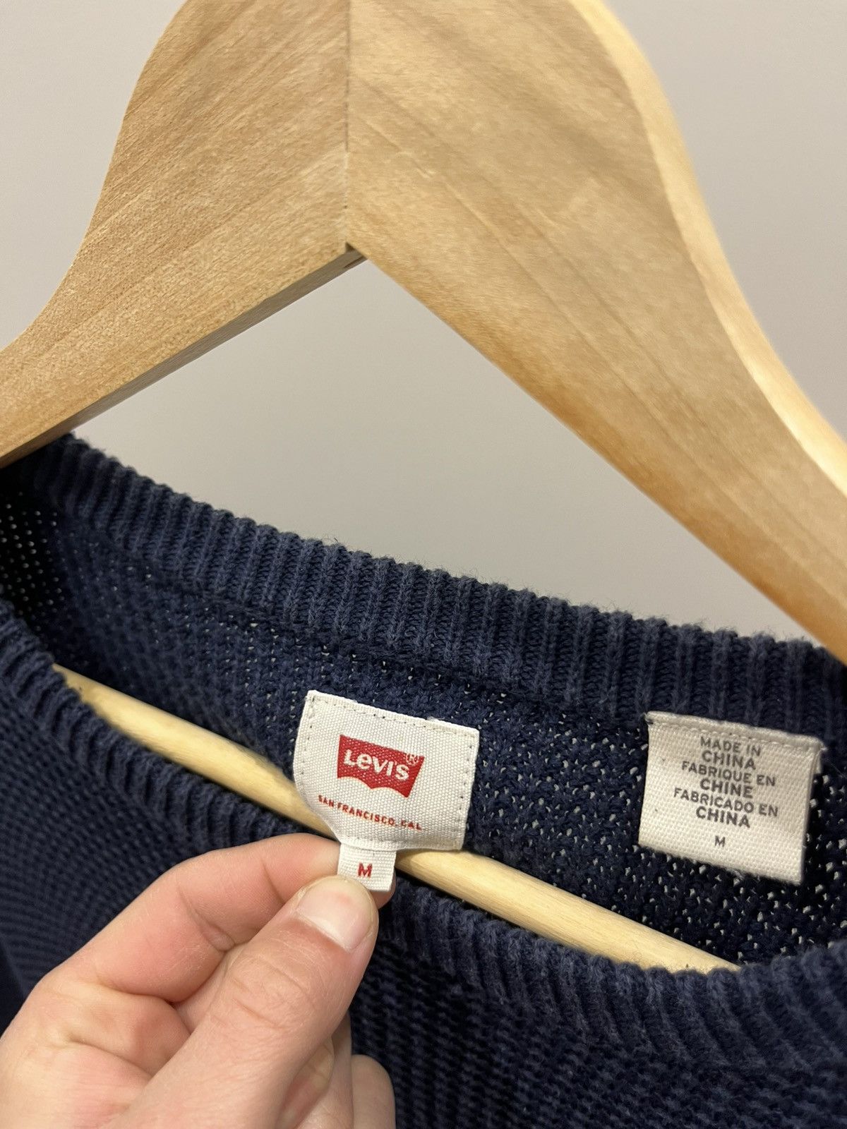 Levi's Vintage Clothing Vintage 90’s Levi’s Faded Knit Sweater Size US M / EU 48-50 / 2 - 5 Thumbnail