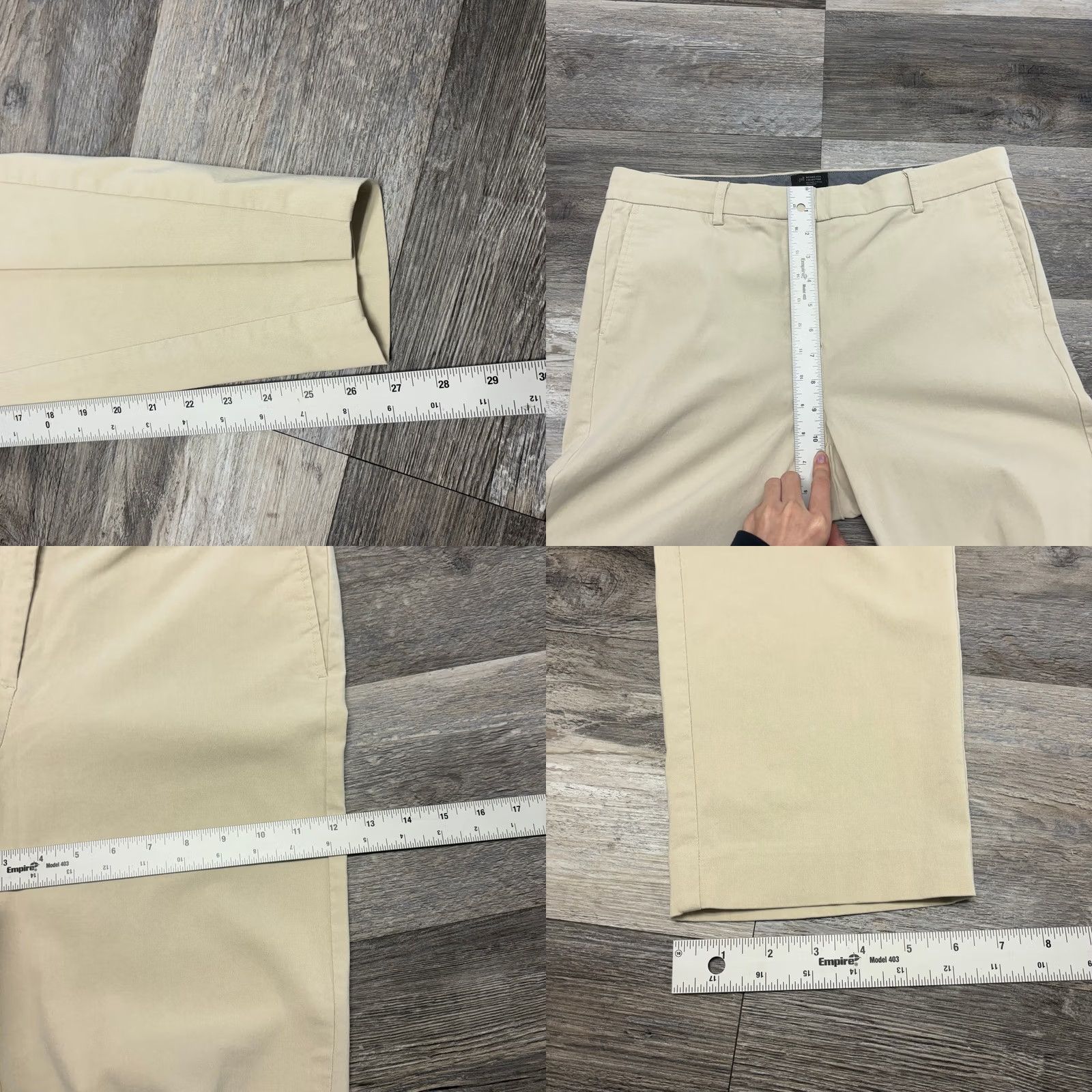 J. Jill VINTAGE J.Jill Wearever Collection Cream Womens 14 Refined Twill Woven Trousers Pants Dress Pants Womens 14 Cream Refined Twill Travel Pants Mens? Size 36" / US 14 / IT 50 - 8 Thumbnail