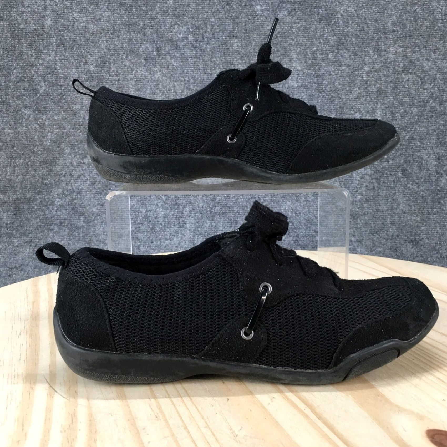 Vintage LifeStride Shoes Womens 8M Walking Sneakers Black Lace Up Low Top Comfort Casual Size M / US 6-8 / IT 42-44 - 2 Thumbnail