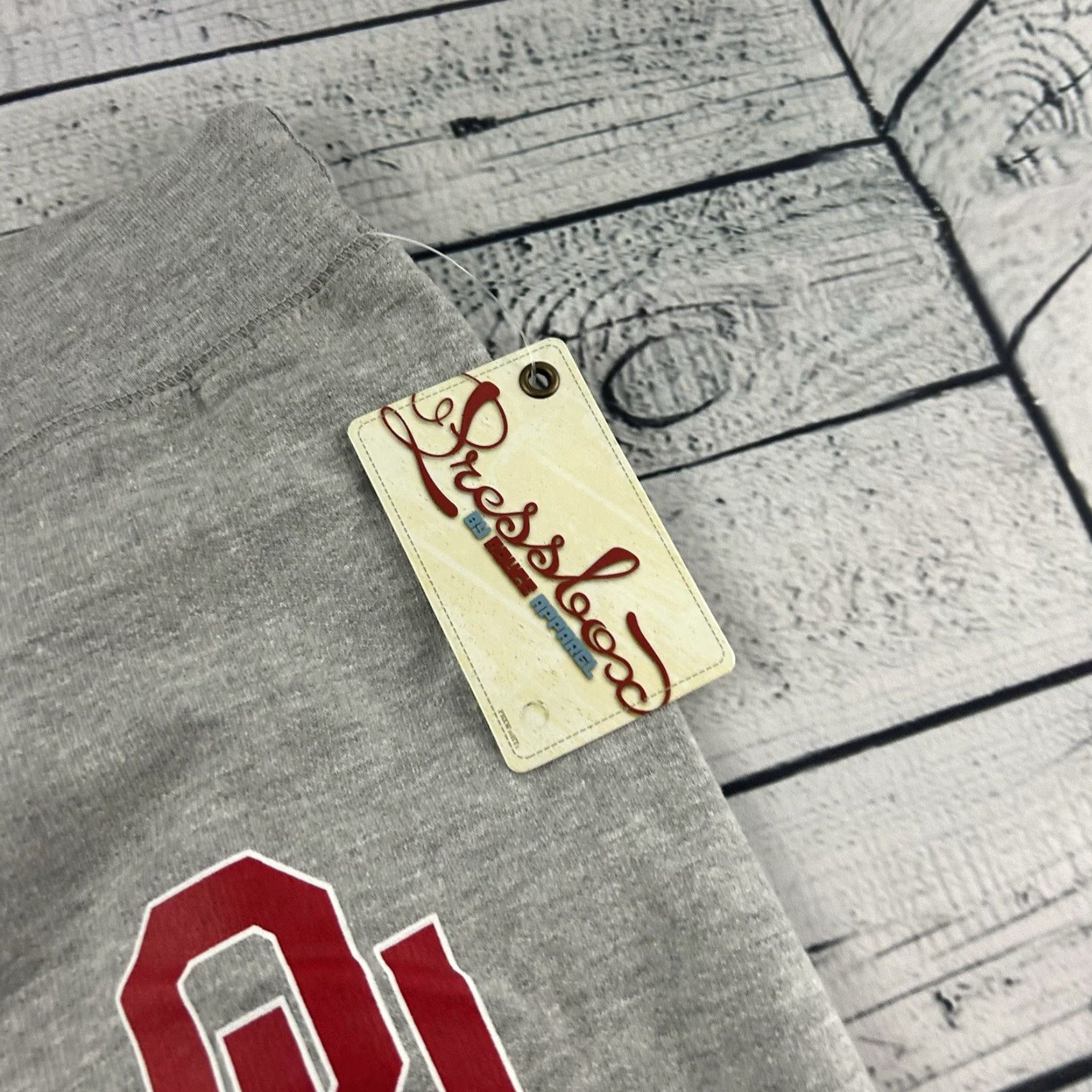 Vintage VINTAGE Pressbox Oklahoma Sooners Wide-Leg Sweatpants Women's L Gray Sweatpants Pressbox Oklahoma Sooners Women's L Gray Size 36" / US 14 / IT 50 - 2 Thumbnail