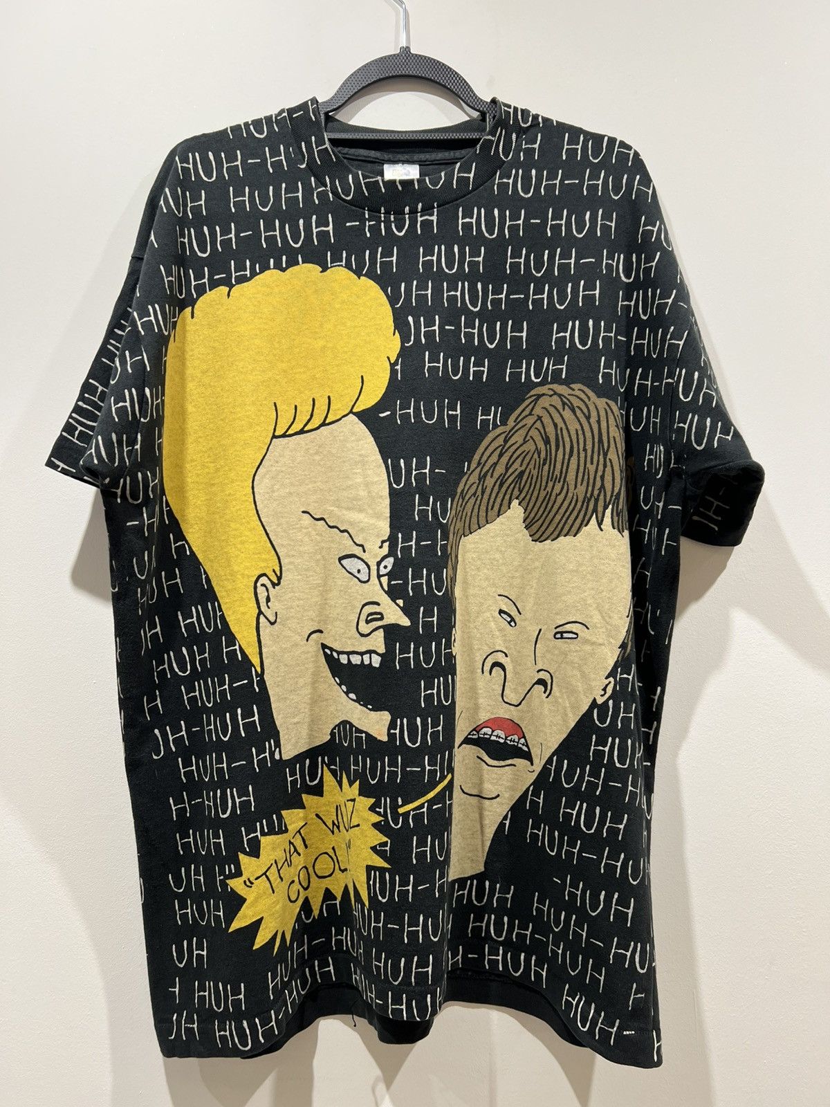 Cartoon Network × Mtv × Vintage Vintage 1993 MTV Beavis And Butthead HUH T Shirt XL Rare Size US XL / EU 56 / 4 - 18 Thumbnail