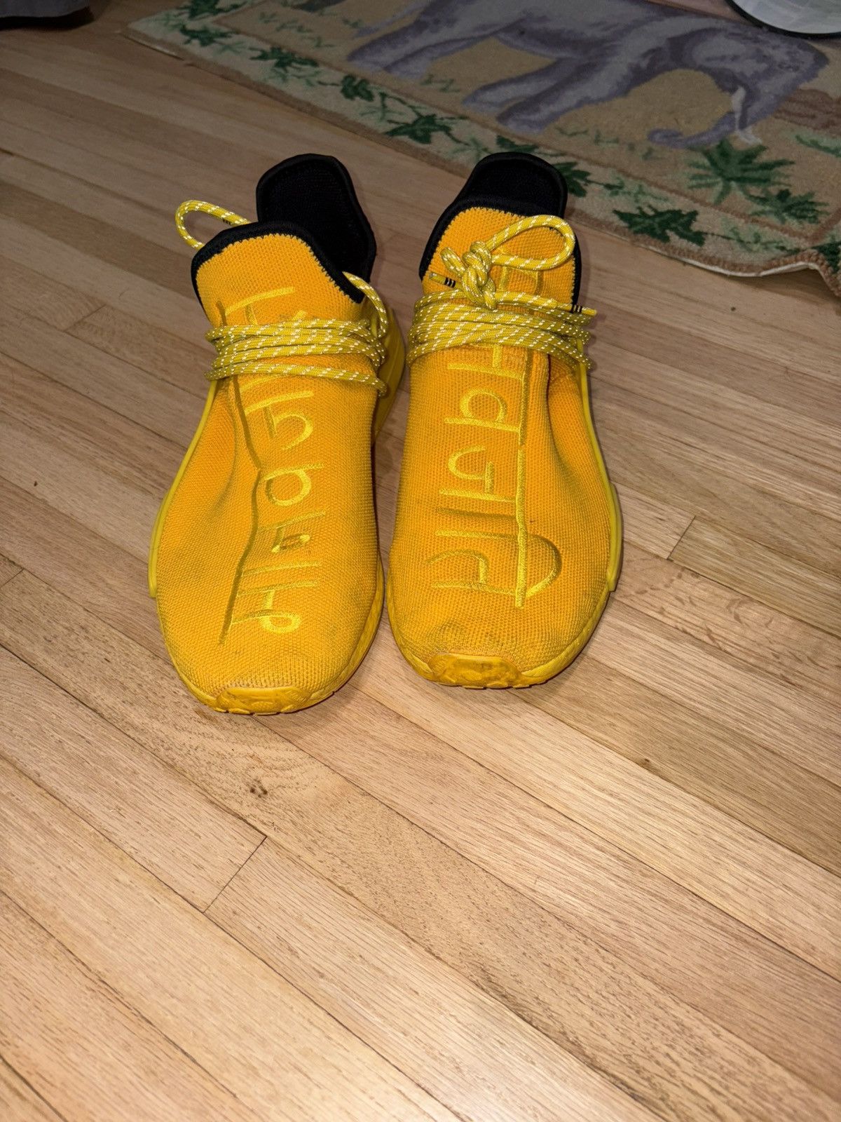 Adidas × Pharrell Pharrell NMD Yellow Size US 11.5 / EU 44-45 - 1 Thumbnail