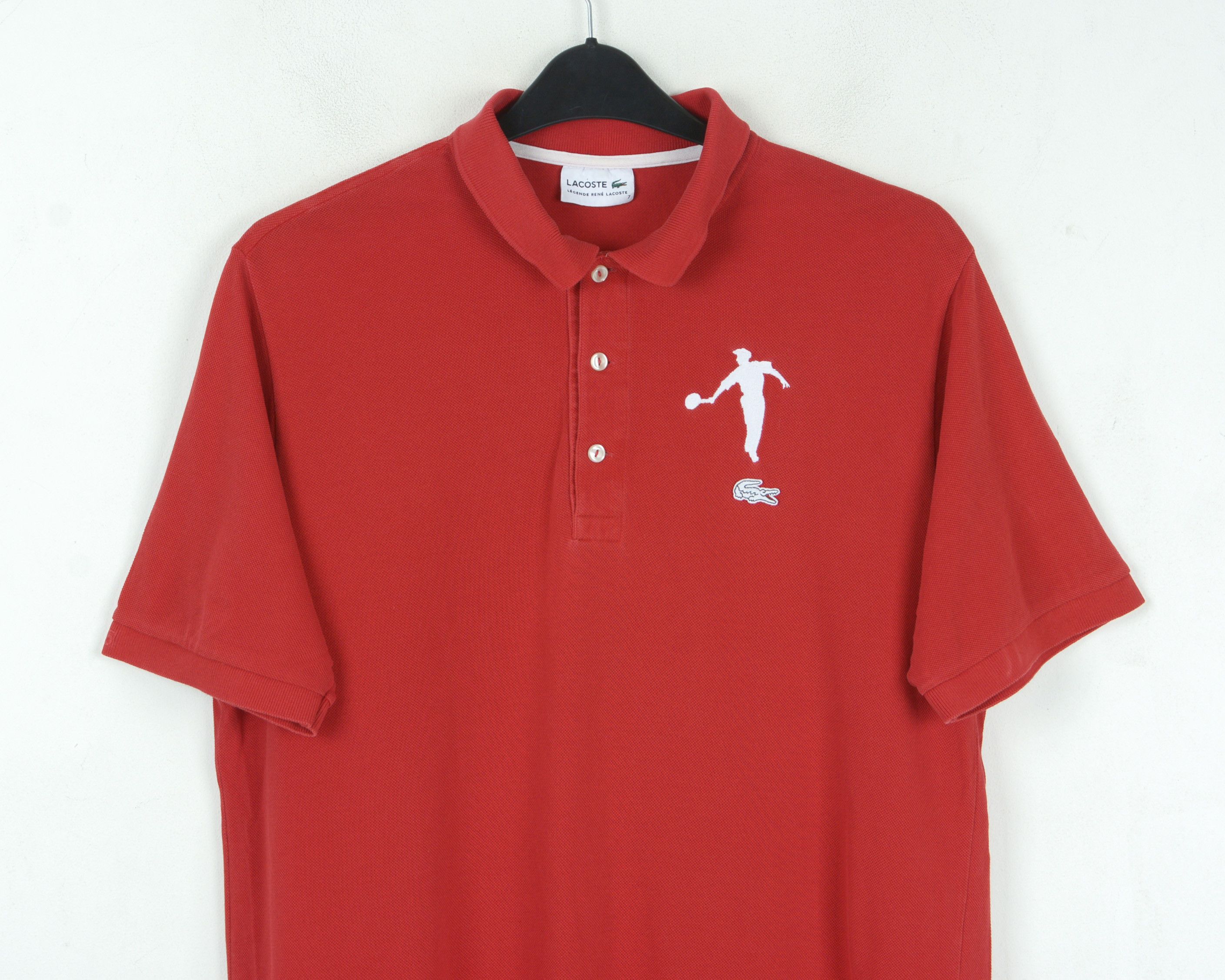 Lacoste Rene FR 7 Polo Tennis Shirt 2XL Short Sleeve Frisbee Size US XXL / EU 58 / 5 - 5 Thumbnail