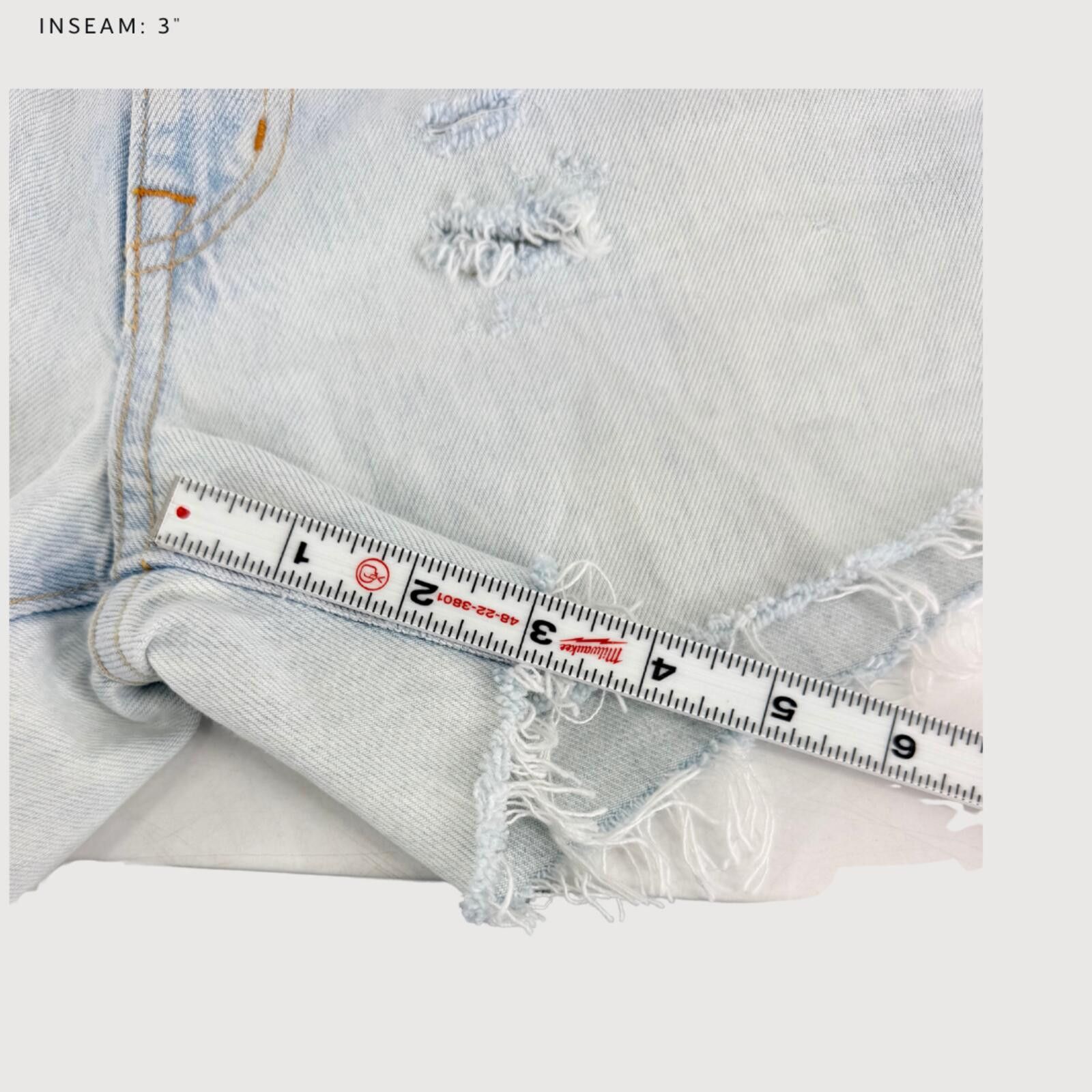 Other SLVRLAKE London High Rise Denim Shorts 27 Size 27" / US 4 / IT 40 - 8 Thumbnail