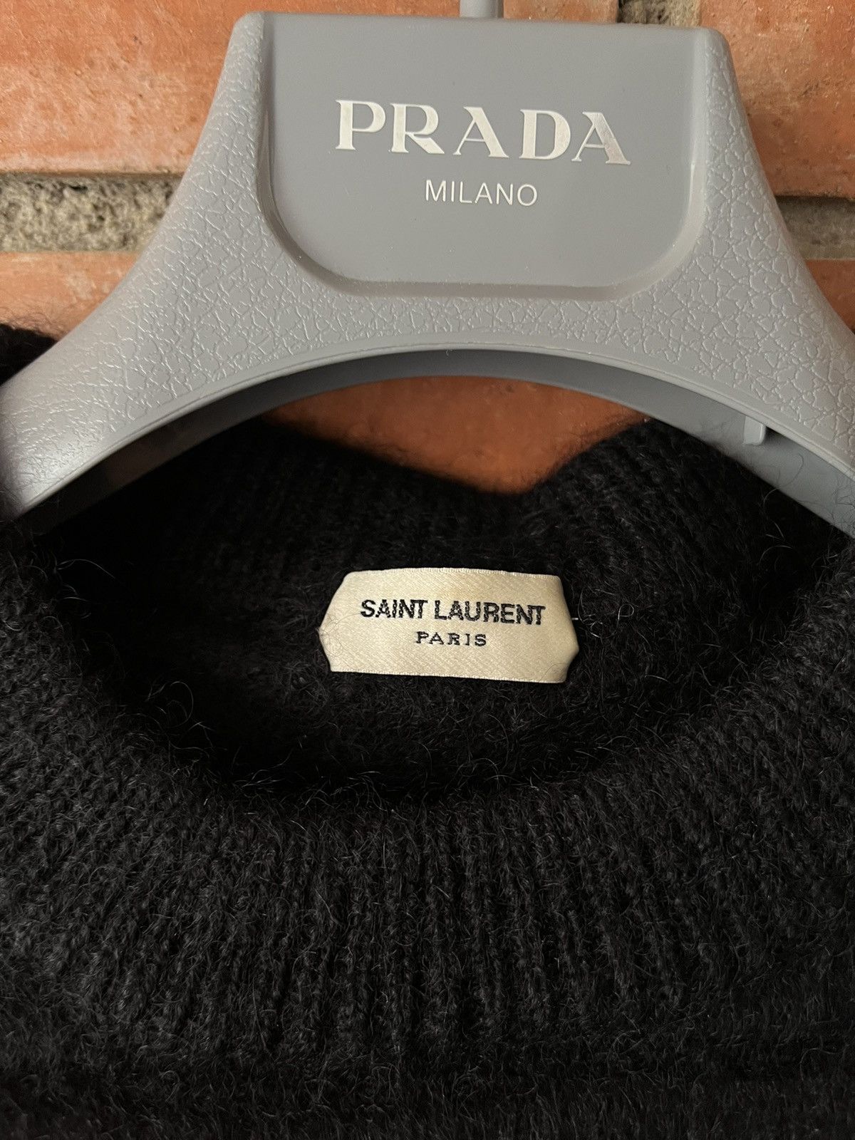 Saint Laurent Paris Saint Laurent Mohair Sweater 1290$ RRP Size US XL / EU 56 / 4 - 6 Thumbnail