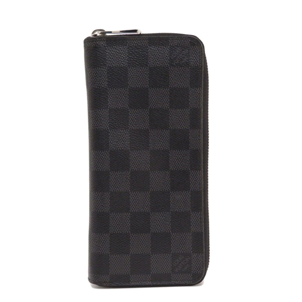 Louis Vuitton Louis Vuitton Zippy Wallet Vertical Damier Graphite Long Wallet With Coin Purse 9969