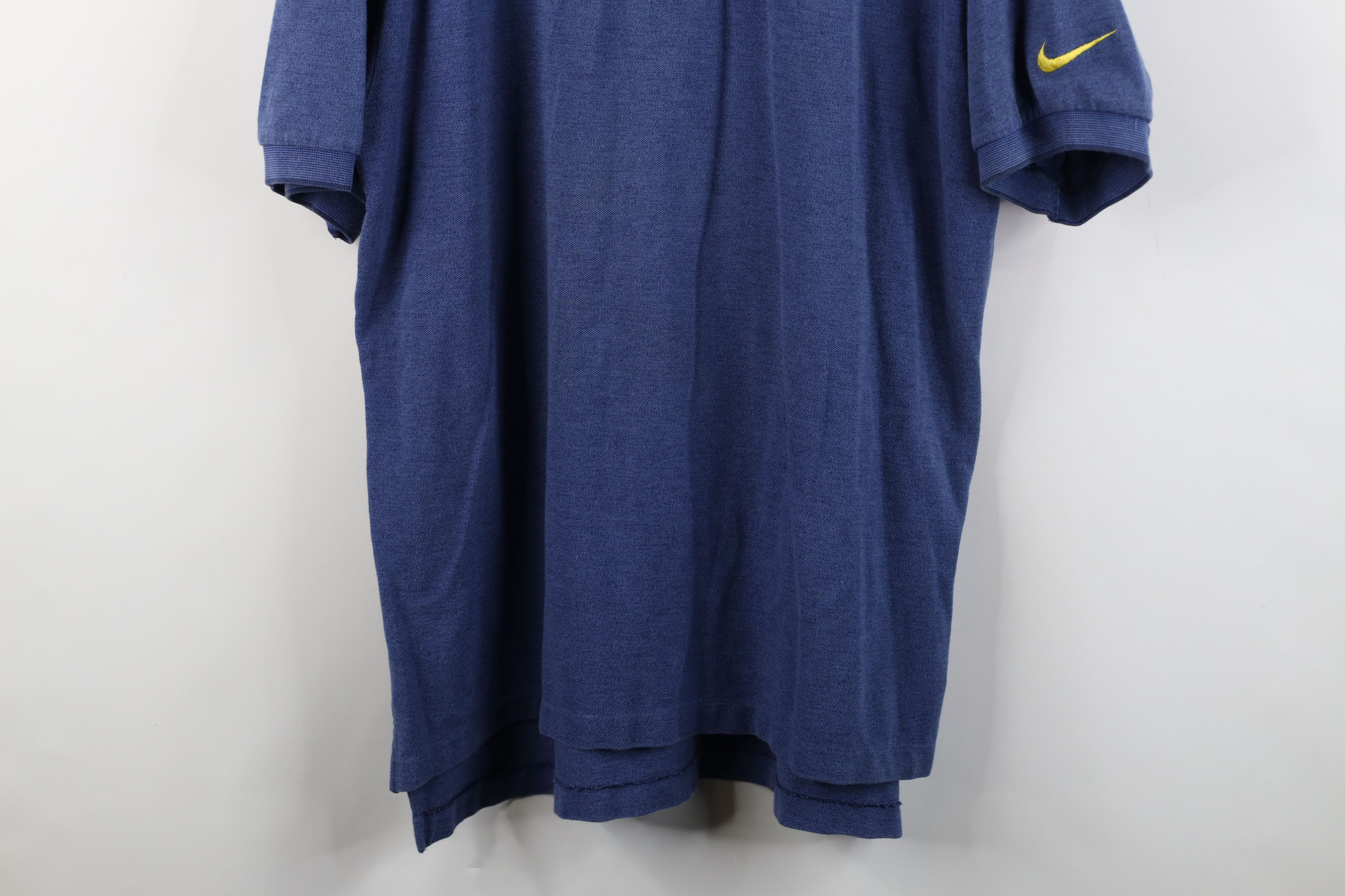Nike Vintage 90s Nike M University of Michigan Football Polo Blue Size US XL / EU 56 / 4 - 3 Thumbnail