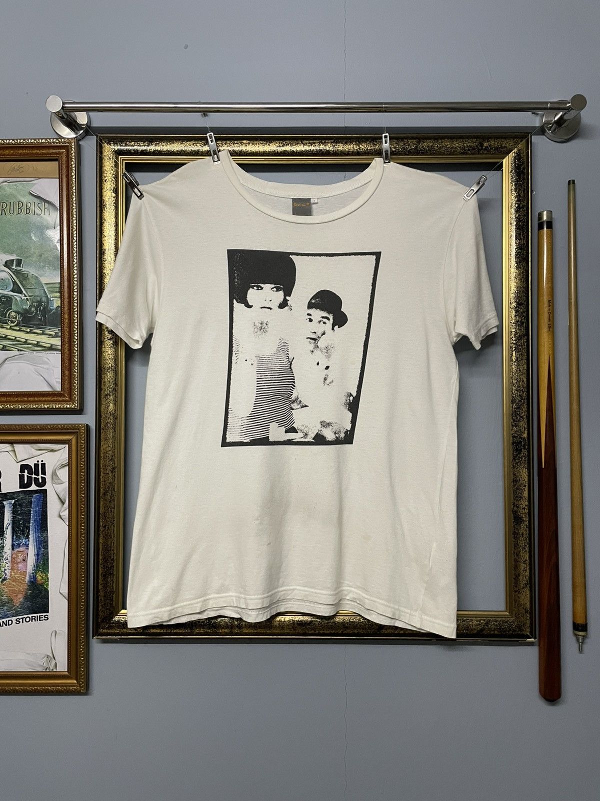 Japanese Brand Vintage 90s Japan Designer Mano Garment Photo Classic Tee Size US M / EU 48-50 / 2 - 1 Thumbnail