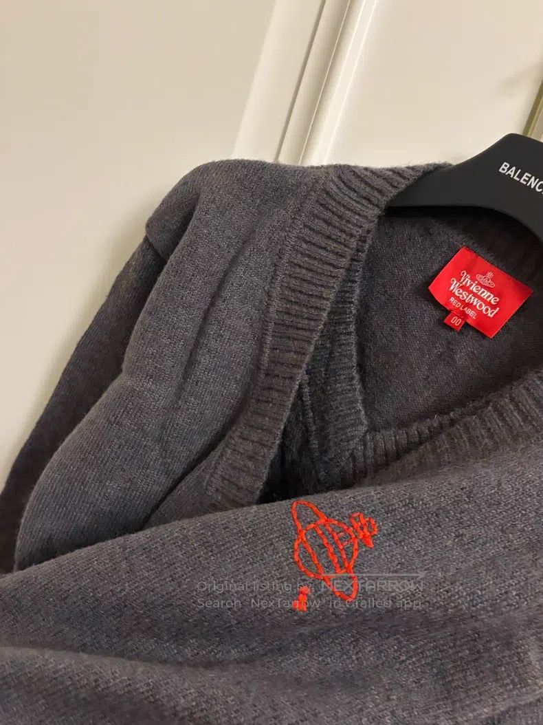 Vivienne Westwood Vivienne Westwood size 00 Fake Two-Piece Knit Cardigan Size XS / US 0-2 / IT 36-38 - 2 Thumbnail