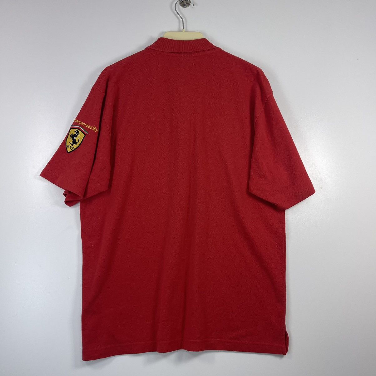 Ferrari 90s Vintage 1996 Michael Schumacher Ferrari F1 Polo Shirt Size US L / EU 52-54 / 3 - 5 Thumbnail