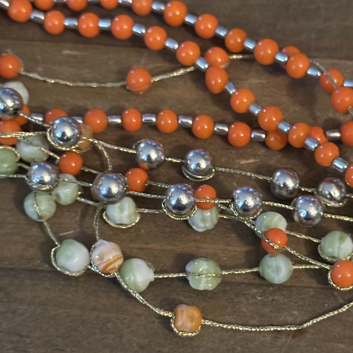 Other Multicolor layered multi strand bead necklace Size ONE SIZE - 3 Thumbnail