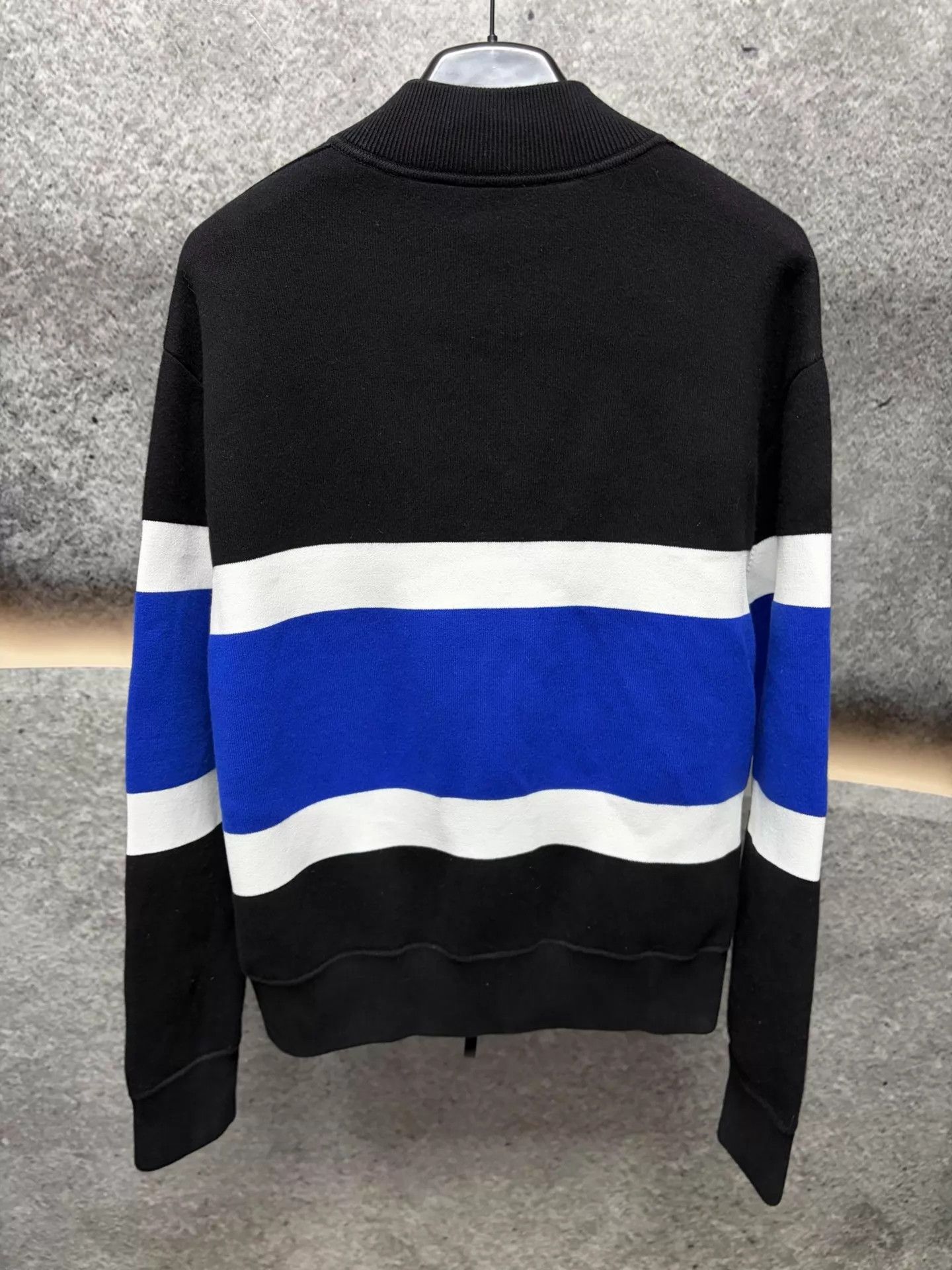 Burberry Burberry Men's Colorblocked Logo Knit Zip Jacket S Size US S / EU 44-46 / 1 - 2 Thumbnail