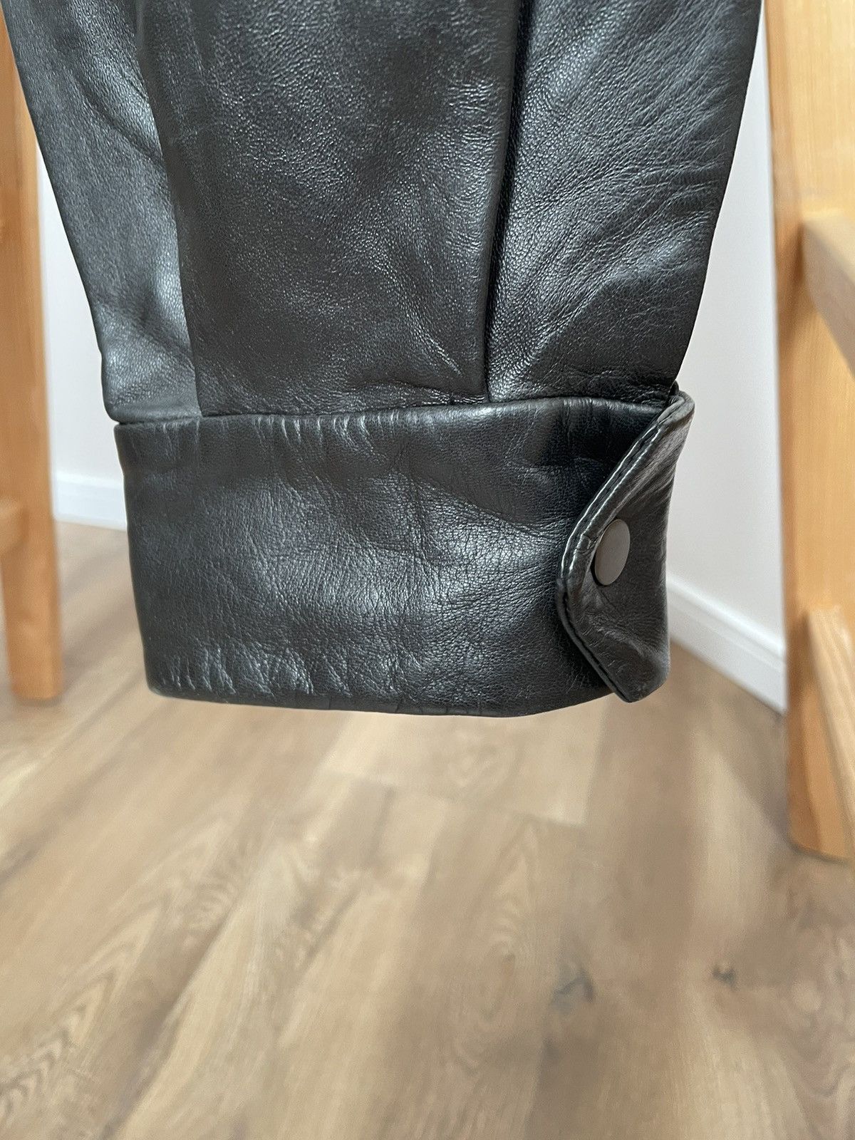 Joseph Joseph Fine Nappa Matt Black Leather Lambskin Pants 36 Size 25" / US 0 / IT 36 - 5 Thumbnail