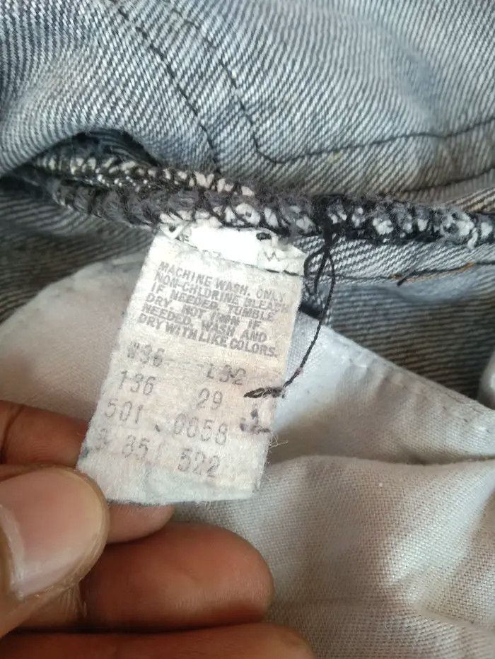 Levi's × Vintage 80s Vintage Levis 501 Made In USA Distressed Jeans 36x32 Size US 36 / EU 52 - 9 Thumbnail