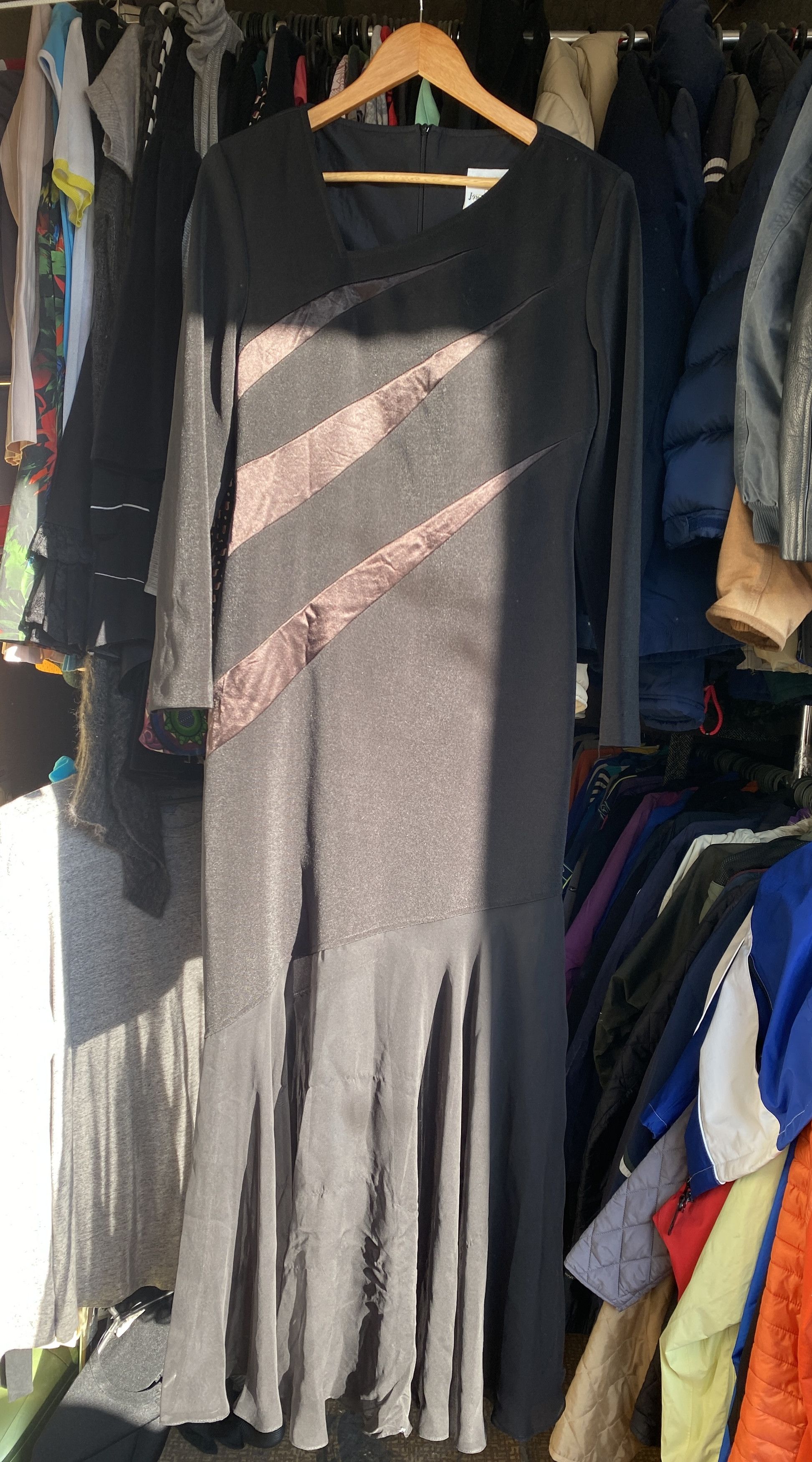 Joseph Ribkoff × Vintage Joseph Ribkoff Dress Women's Size UK 12 Black Long Sleeve Size M / US 6-8 / IT 42-44 - 6 Thumbnail