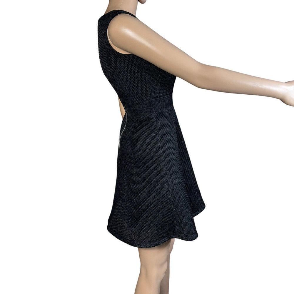 Other NWT New $200 David Charles Perforated Scuba Circle Skirt Dr Size XS / US 0-2 / IT 36-38 - 3 Thumbnail