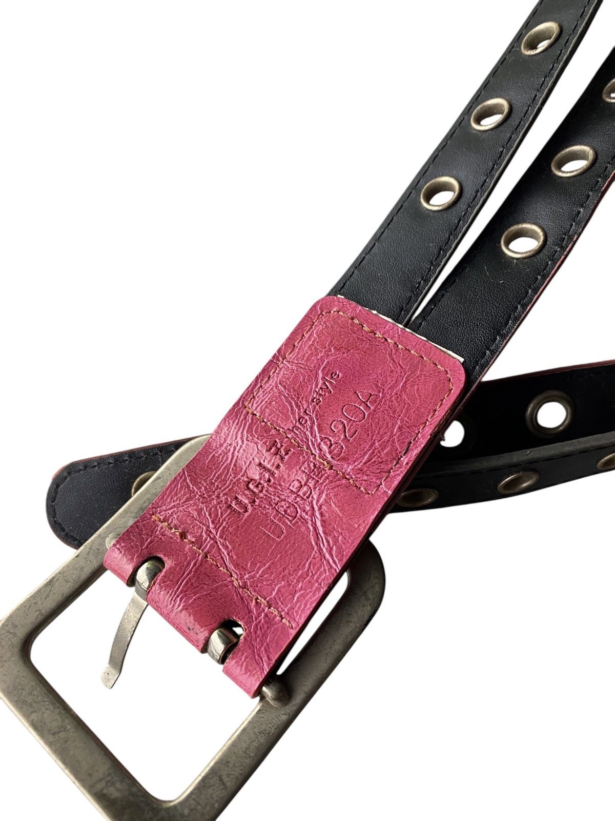 If Six Was Nine 2000's UGIZ Hybrid Ring Black Pink Y2K Belt Size ONE SIZE - 10 Thumbnail