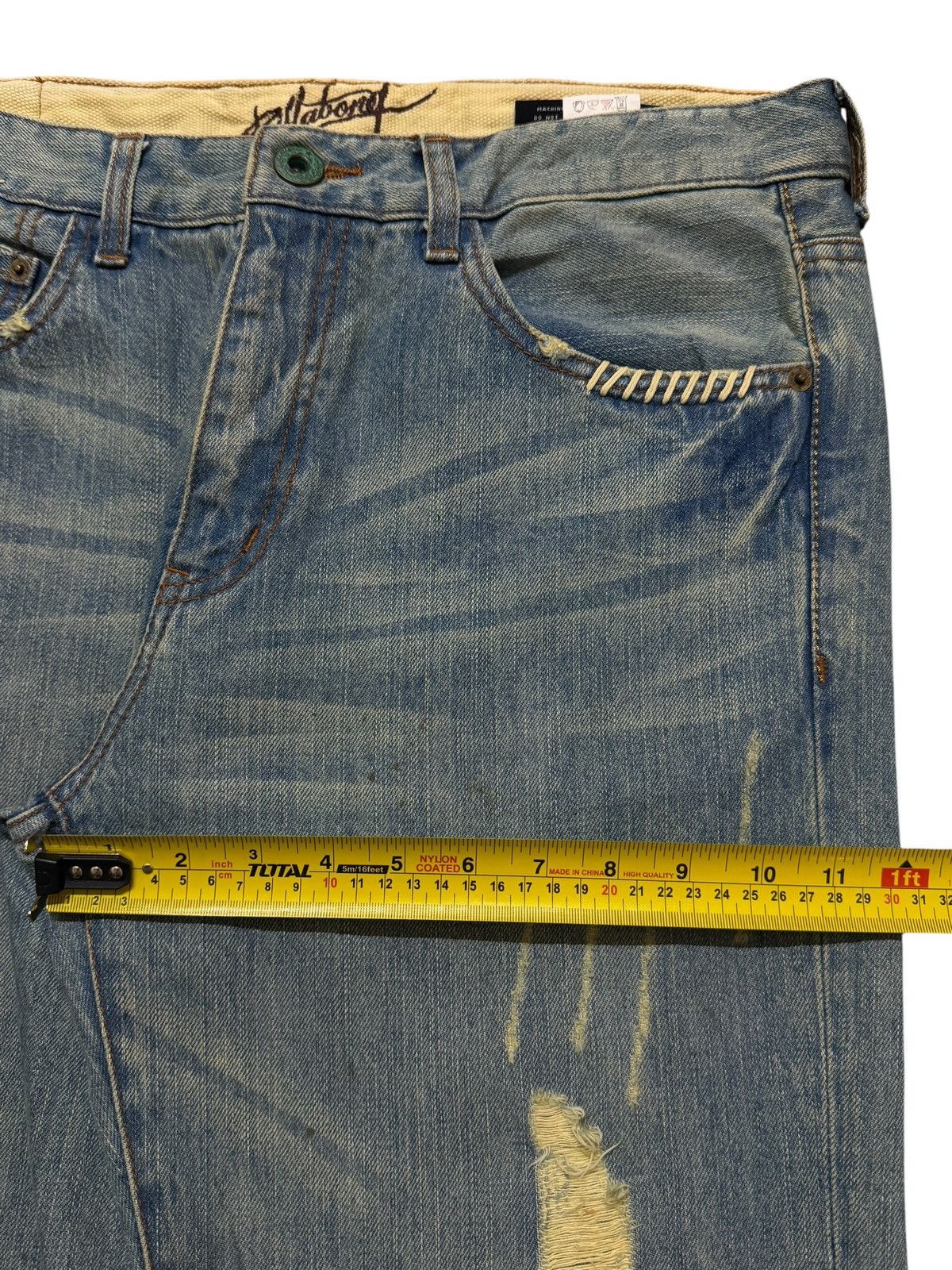 Billabong Vintage 90s Billabong Faded Wash Distressed Relaxed Loose Size US 34 / EU 50 - 12 Thumbnail