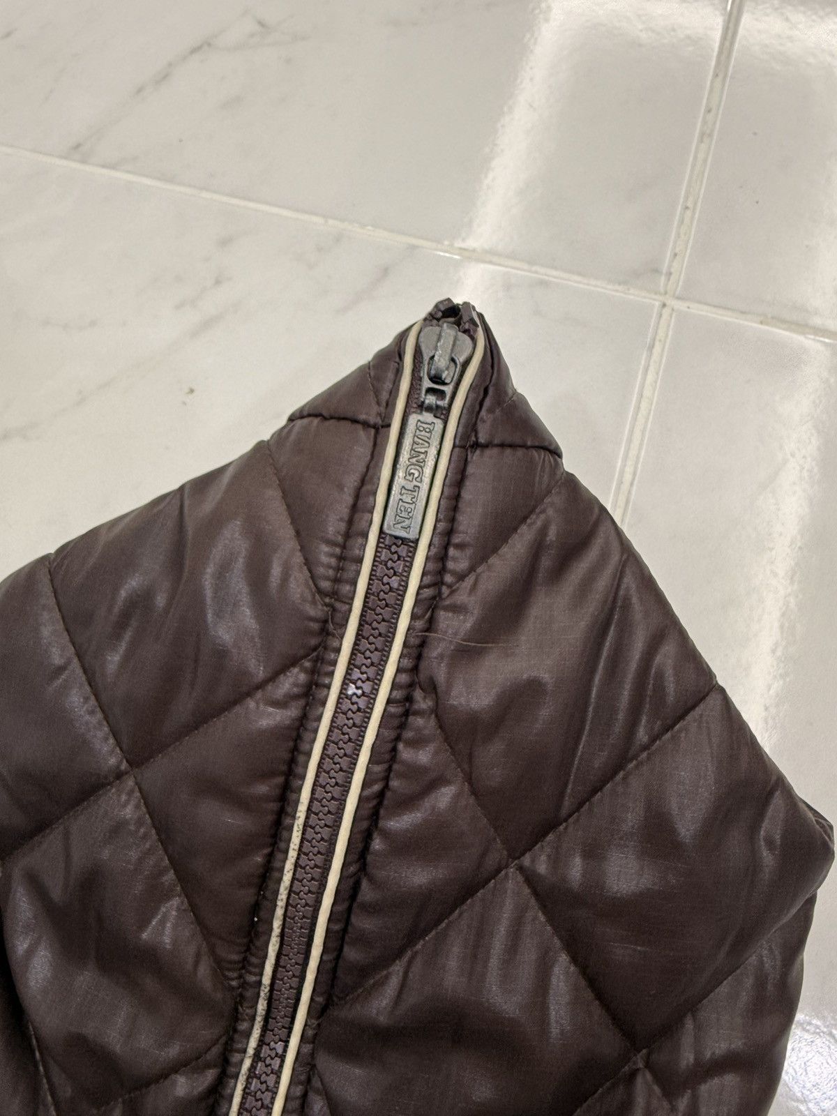 Hang Ten Vintage 90s HANG TEN Fullzip Hoodie Like Bape Quilted Jacket Size US L / EU 52-54 / 3 - 7 Thumbnail