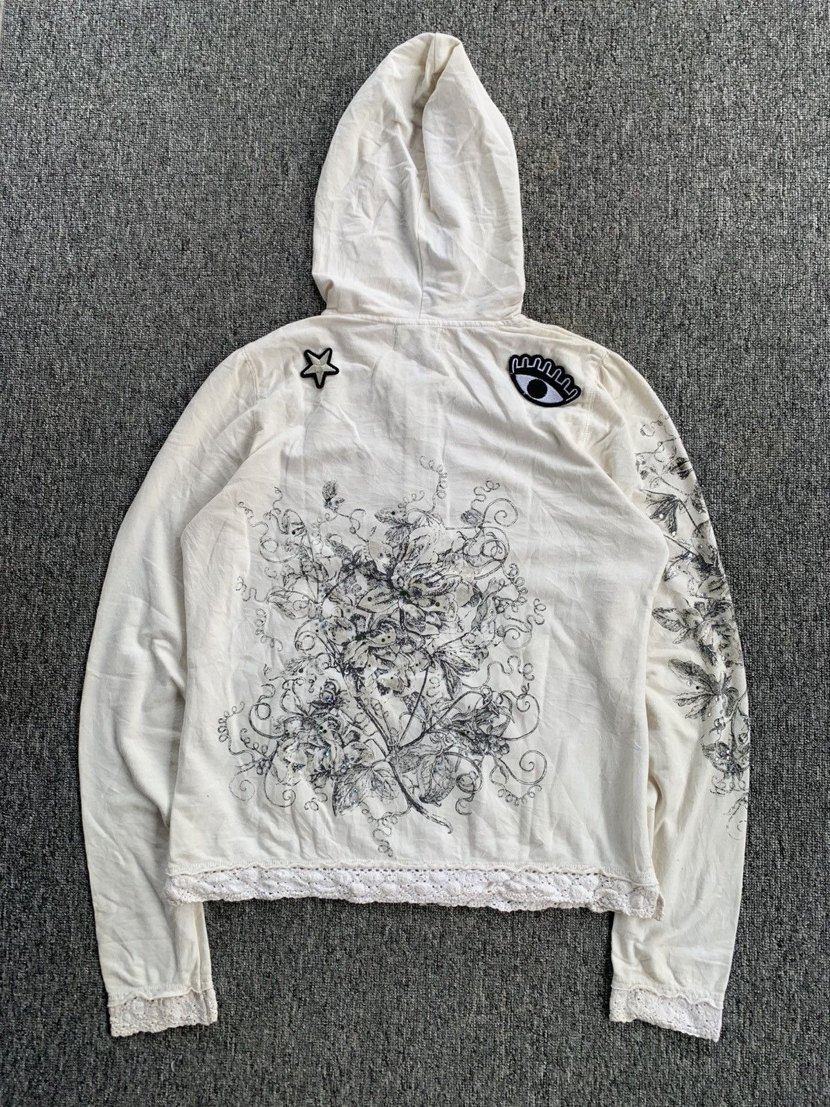 Miss Me Miss Me Japanese Style Tribal Art Gothic Patch Jacket Hoodie Size L / US 10 / IT 46 - 6 Thumbnail