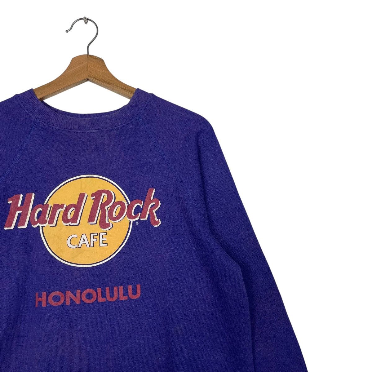 Hanes Vintage 80s Hard Rock Cafe Honolulu Crewneck Sweatshirt Size US M / EU 48-50 / 2 - 5 Thumbnail