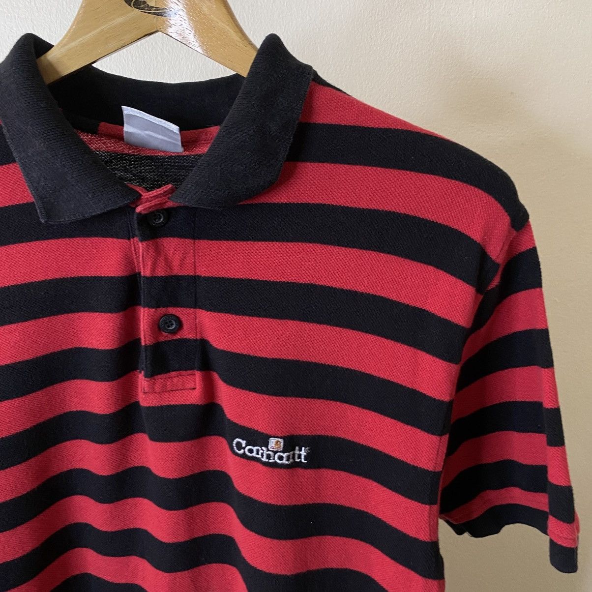 Carhartt Y2K Carhartt Stripes Polo T Shirt Size US M / EU 48-50 / 2 - 2 Thumbnail