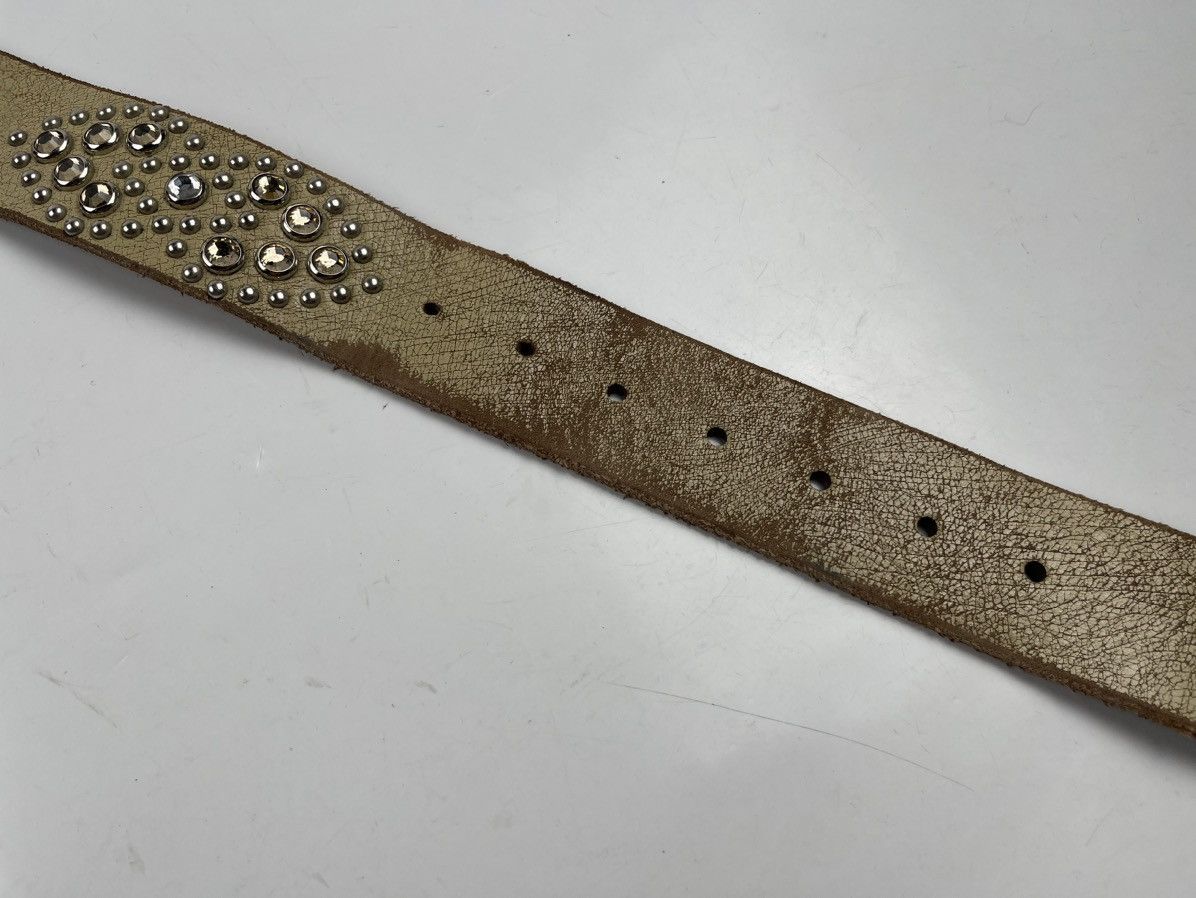 Japanese Brand × Seditionaries distressed studded leather belt tg2 Size 40 - 3 Thumbnail