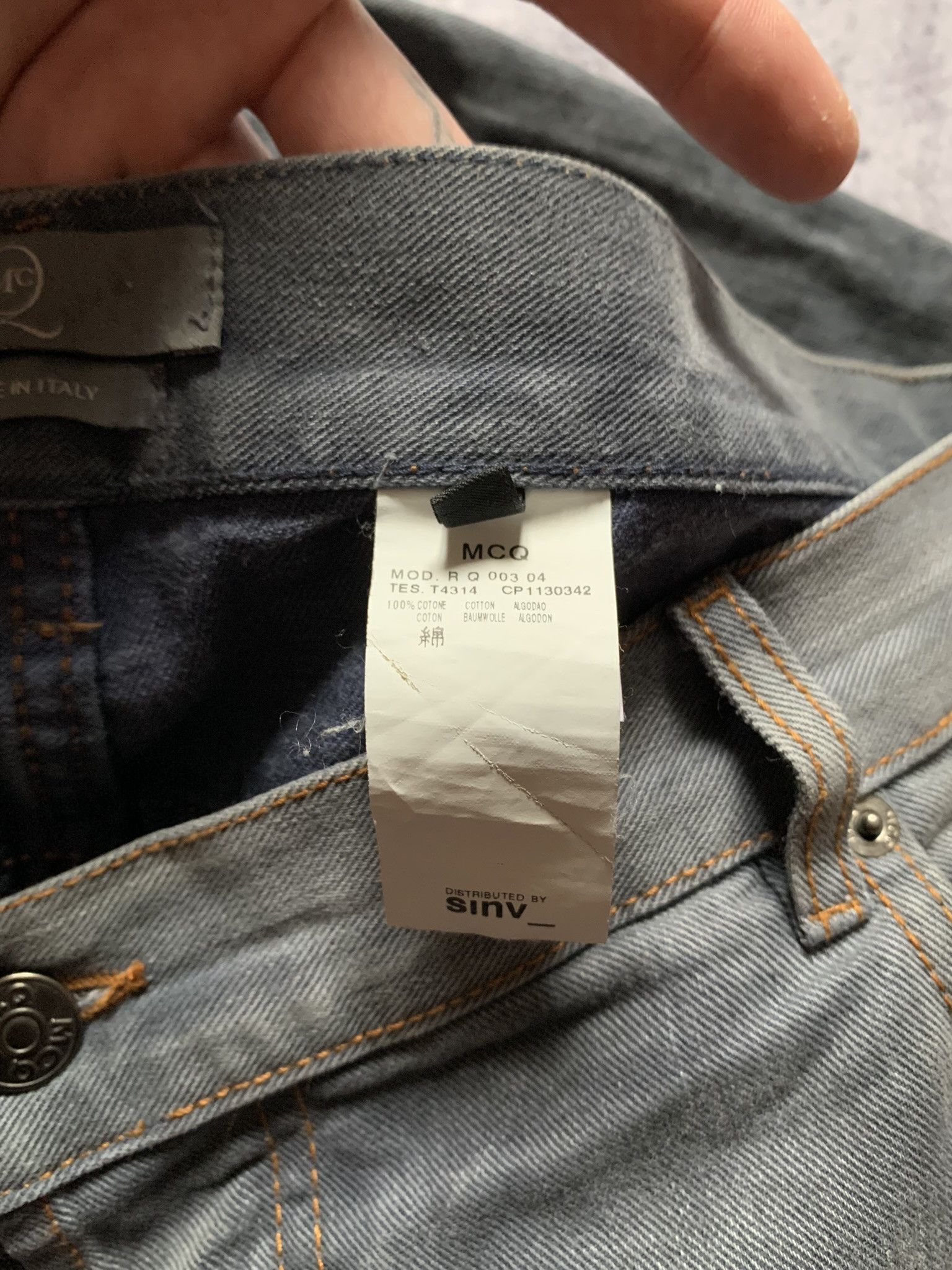 Alexander McQueen Vintage MCQ Alexander Mcqueen Swallow Pocket Jeans Size US 40 / EU 56 - 7 Thumbnail
