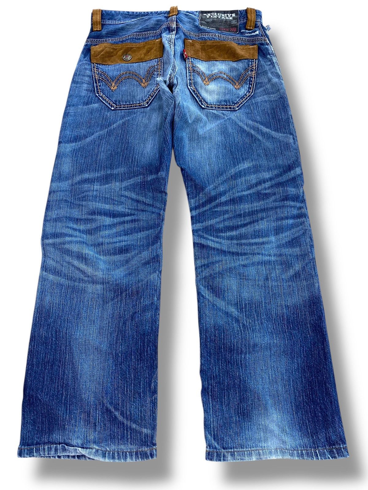 Edwin Edwin Bush Paint Ripped Style Loose Jeans Size US 32 / EU 48 - 3 Thumbnail