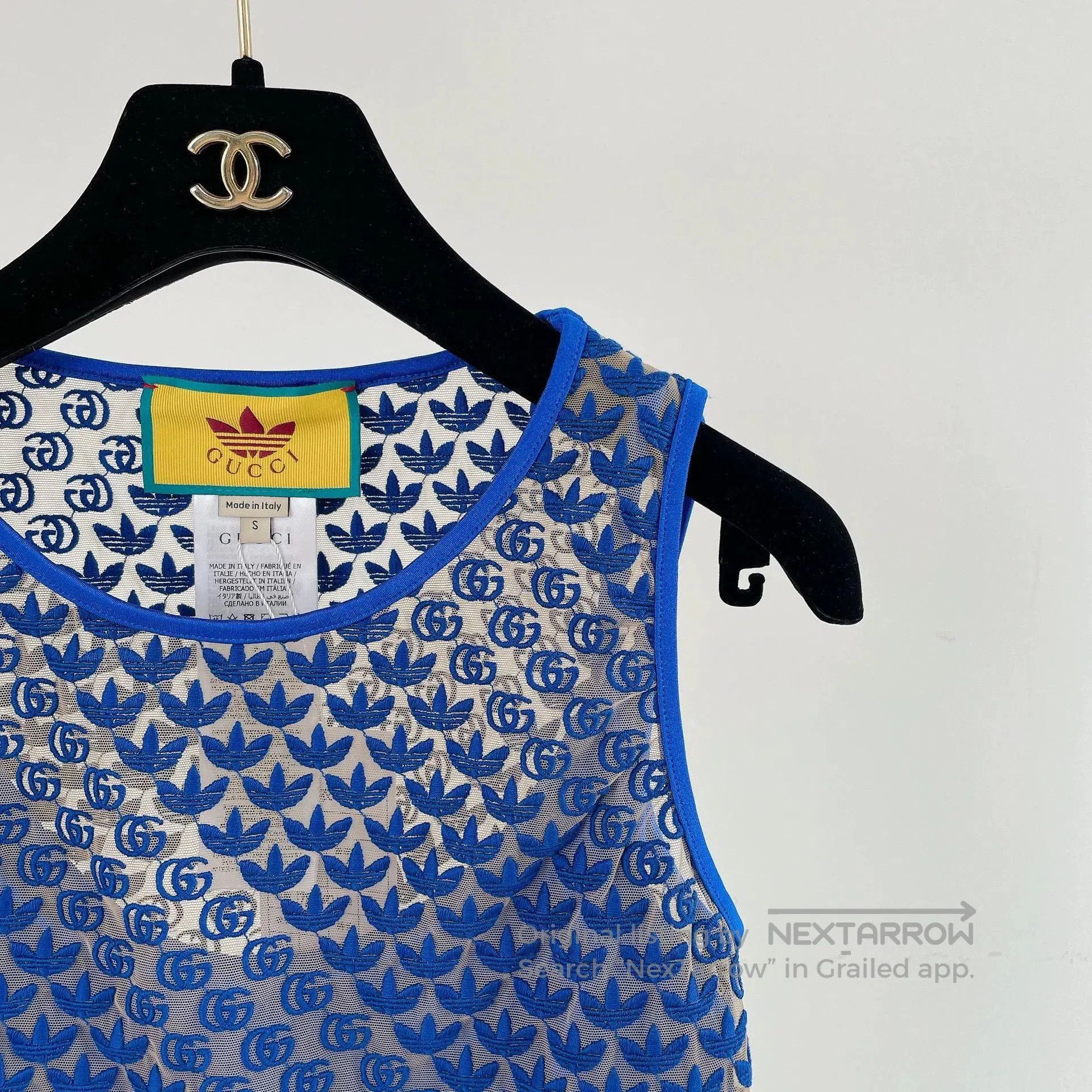 Gucci Gucci Blue Sleeveless Top S. Size S / US 4 / IT 40 - 3 Thumbnail