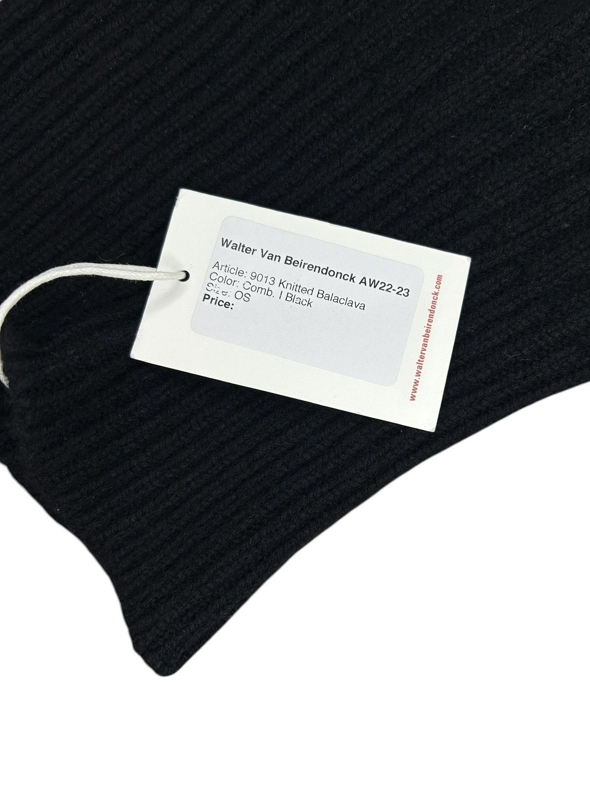 Walter Van Beirendonck F/W 22 Knitted Balaclava Size ONE SIZE - 3 Thumbnail