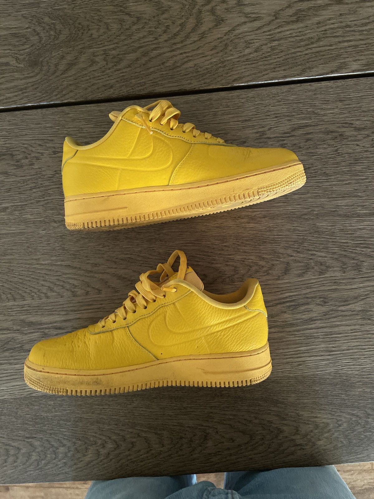 Nike Yellow Air Force 1 '07 Sneakers Size US 8.5 / EU 41-42 - 2 Thumbnail