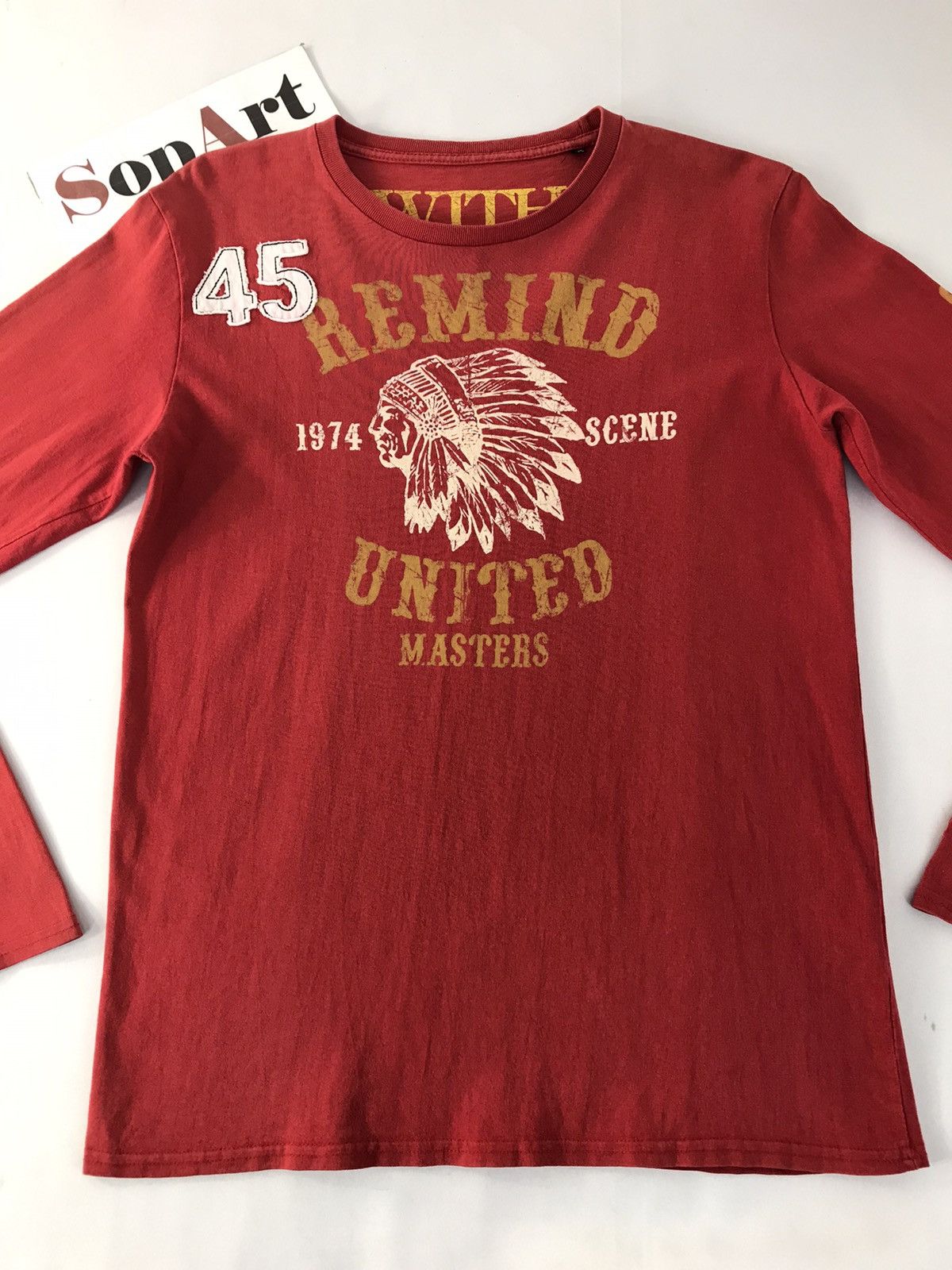 Vintage Remind 1974 Scene United Masted Big Logo Apache Long Sleeve Size US M / EU 48-50 / 2 - 3 Thumbnail