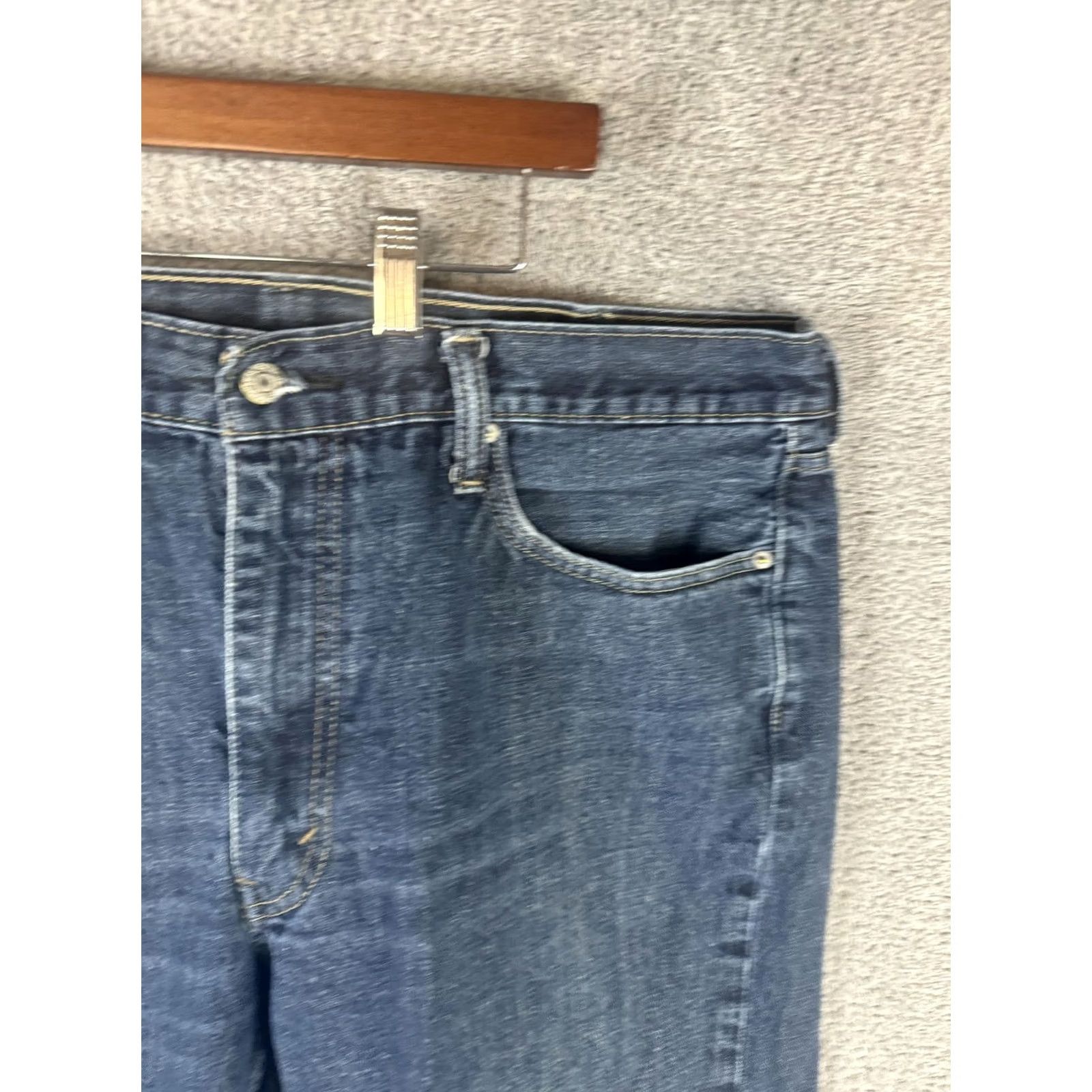 Levi's Levi's 514 Jeans Mens 40x30 Blue Denim Straight Regular Fit Medium Wash Pants Straight Leg Size US 40 / EU 56 - 3 Thumbnail