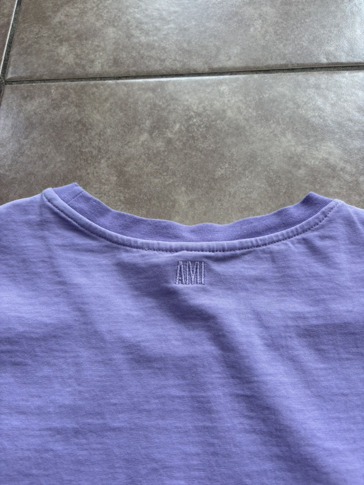 AMI AMI Alexandre Mattiussi Lavender AMI de Cœur T-Shirt Size US L / EU 52-54 / 3 - 4 Thumbnail