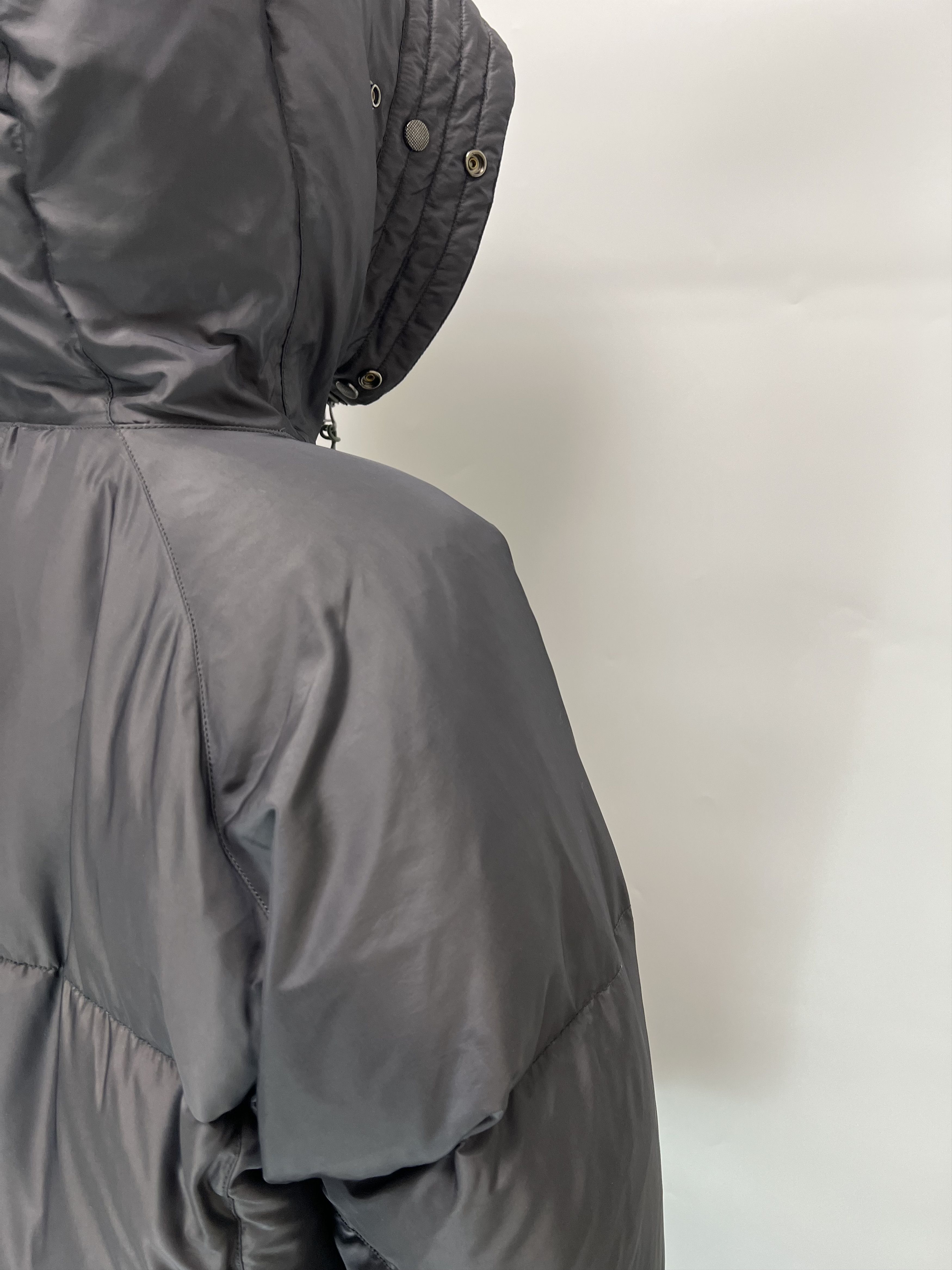 JET SET Jet Set Vintage Women's Gray Puffer Down Jacket Size L/XL Size XL / US 12-14 / IT 48-50 - 6 Thumbnail