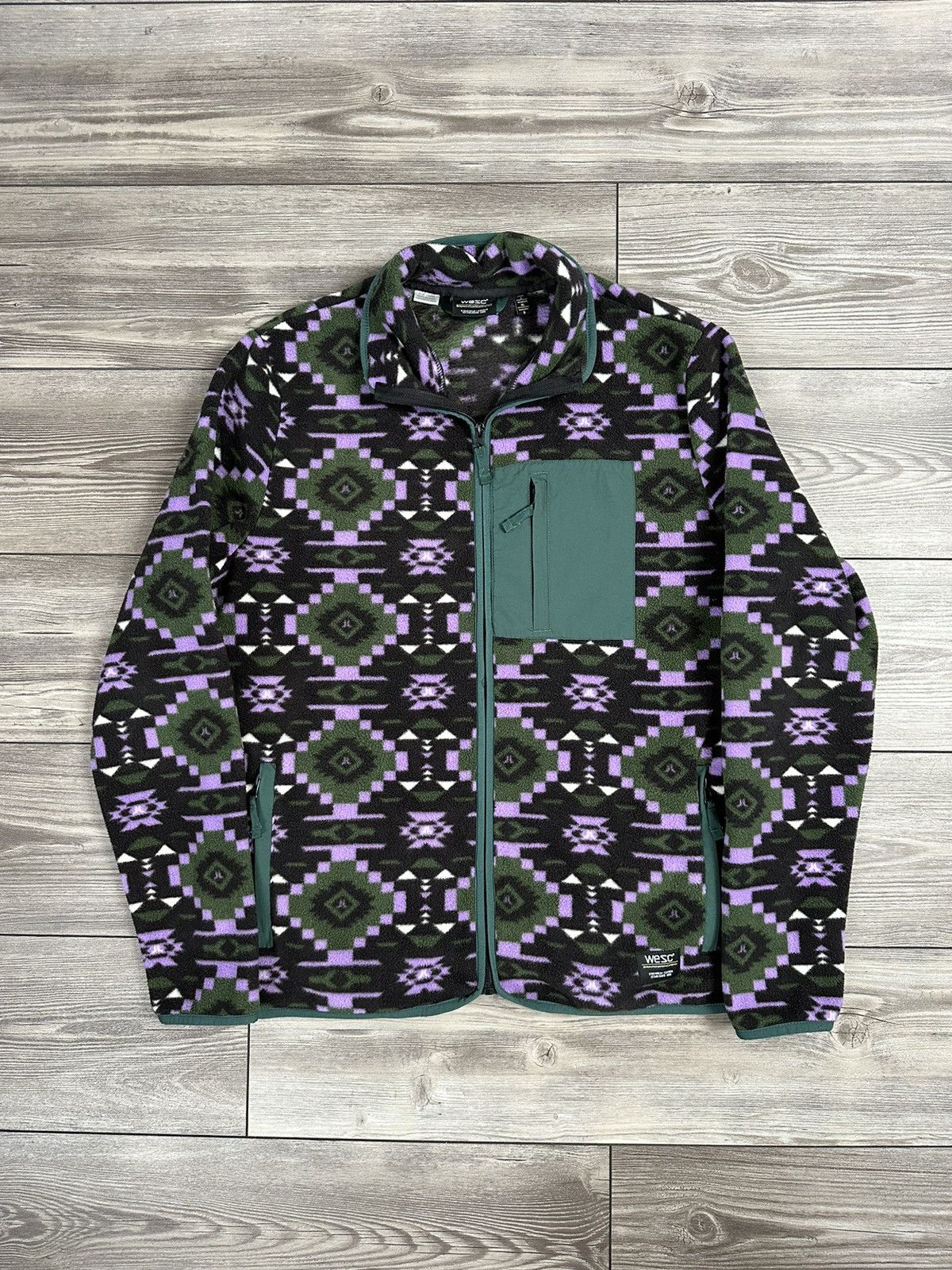 Other Wesc Aztec Full Zip Fleece Size US L / EU 52-54 / 3 - 1 Thumbnail