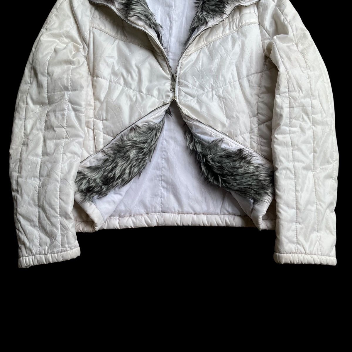 Japanese Brand Spinach Fur Bikers Jacket LGB Style Size US L / EU 52-54 / 3 - 3 Thumbnail