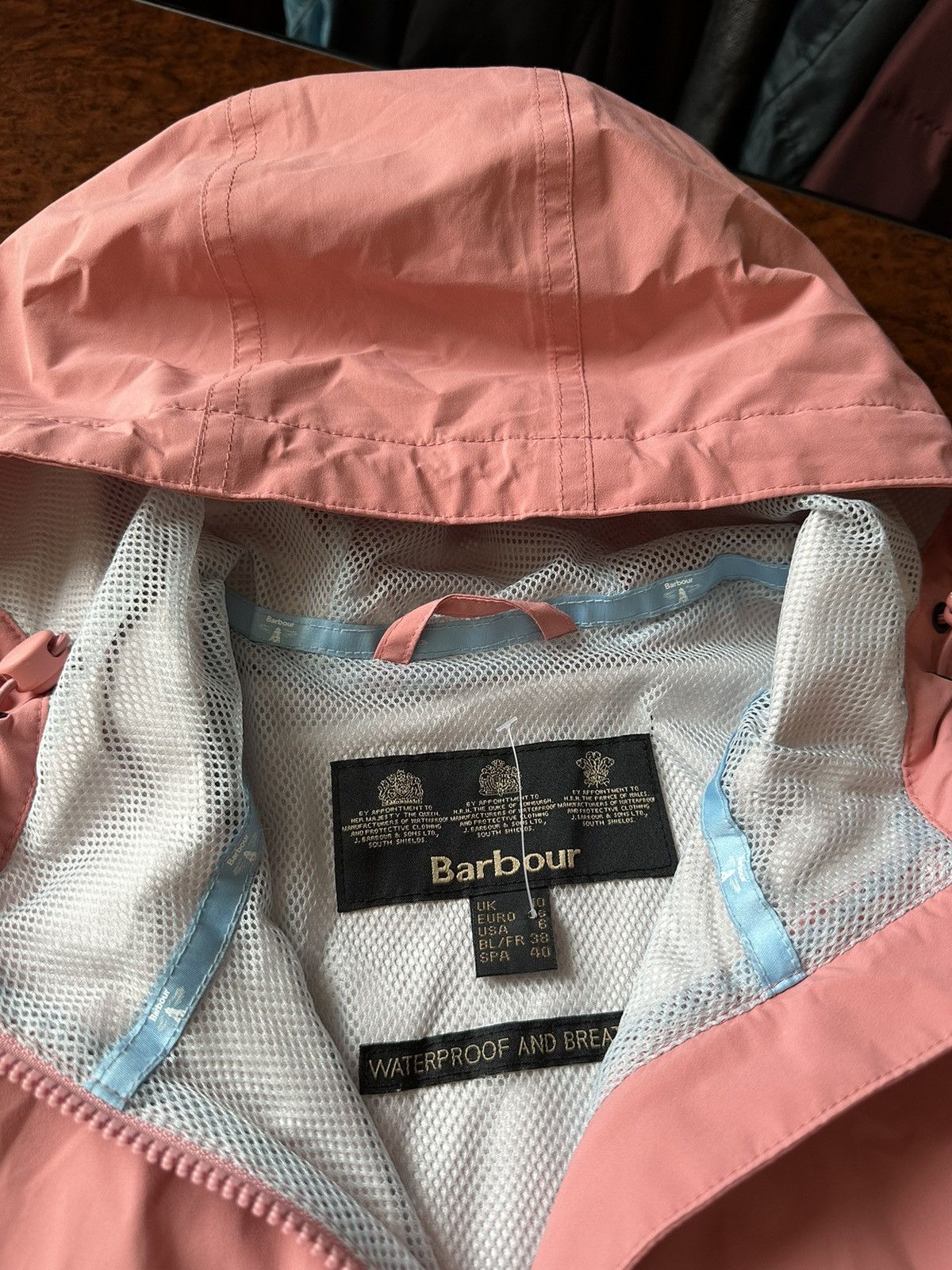 Barbour × London Fog Women's BARBOUR UTILITY Jacket Coat dana rose waterproof Size M / US 6-8 / IT 42-44 - 2 Thumbnail